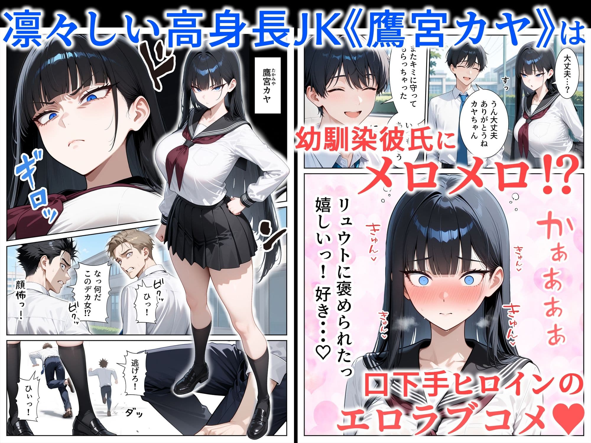口下手なJ◯彼女の発情セックス サンプル 1