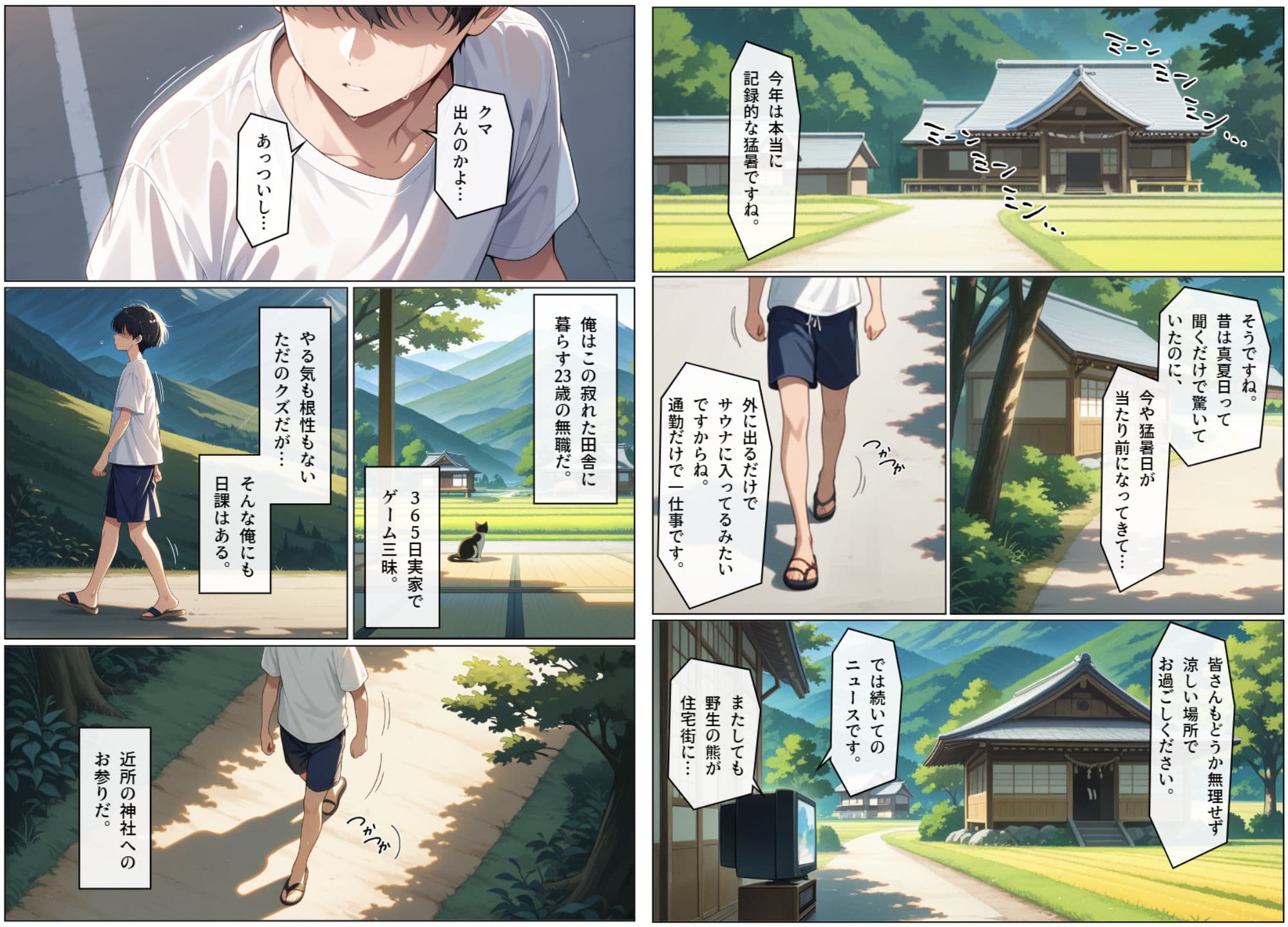 淫夏（いんか）―灼けつく季節に理性は溶けてゆく― サンプル 1