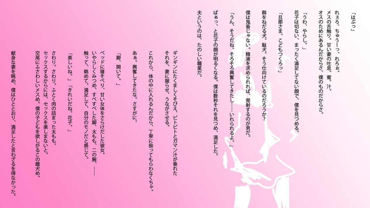 官能小説:若妻・花子と僕の初夜 サンプル 2