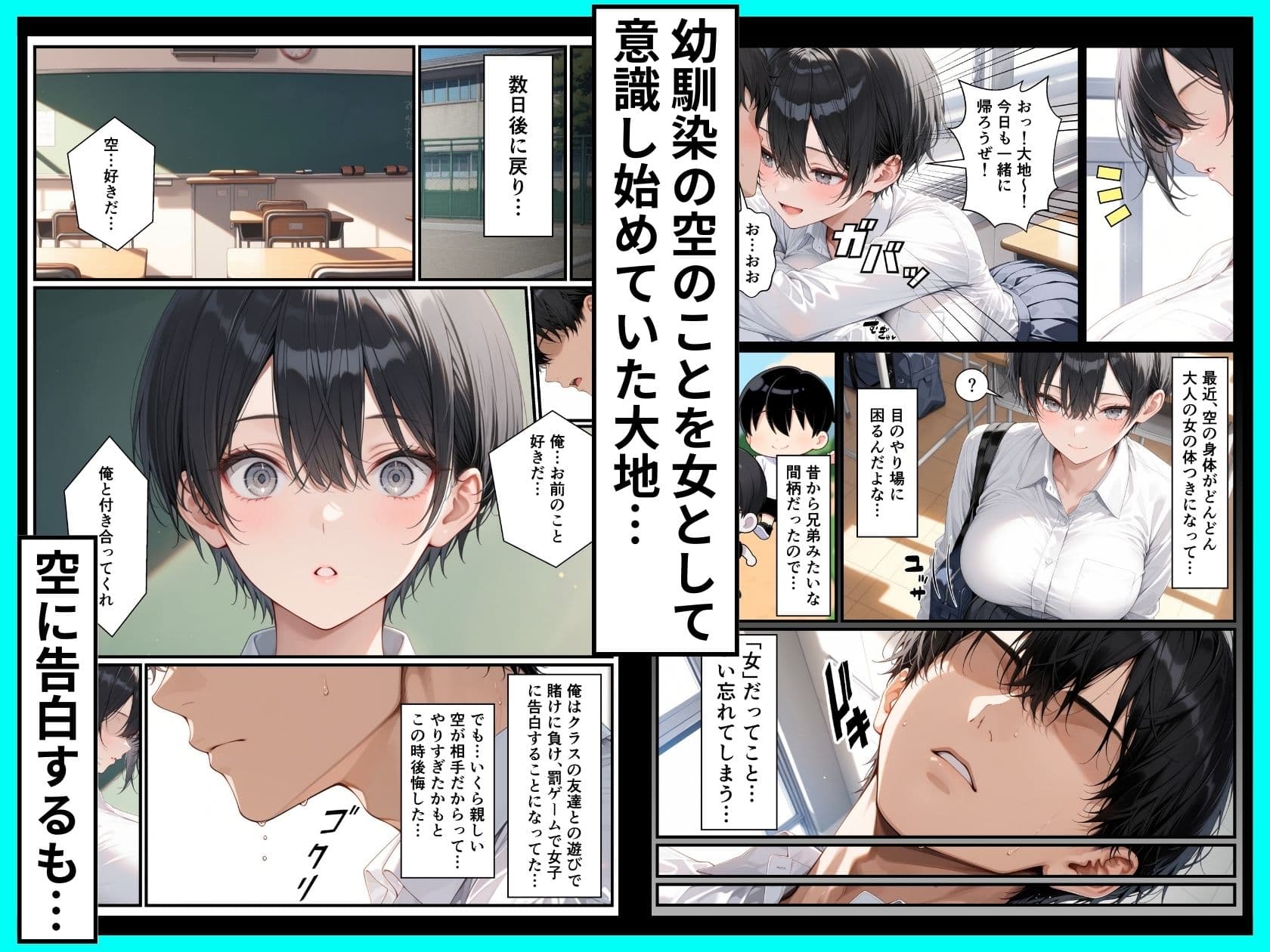 一週間後に学園の王子様な巨乳幼馴染とイチャらぶセックスする話 サンプル 2