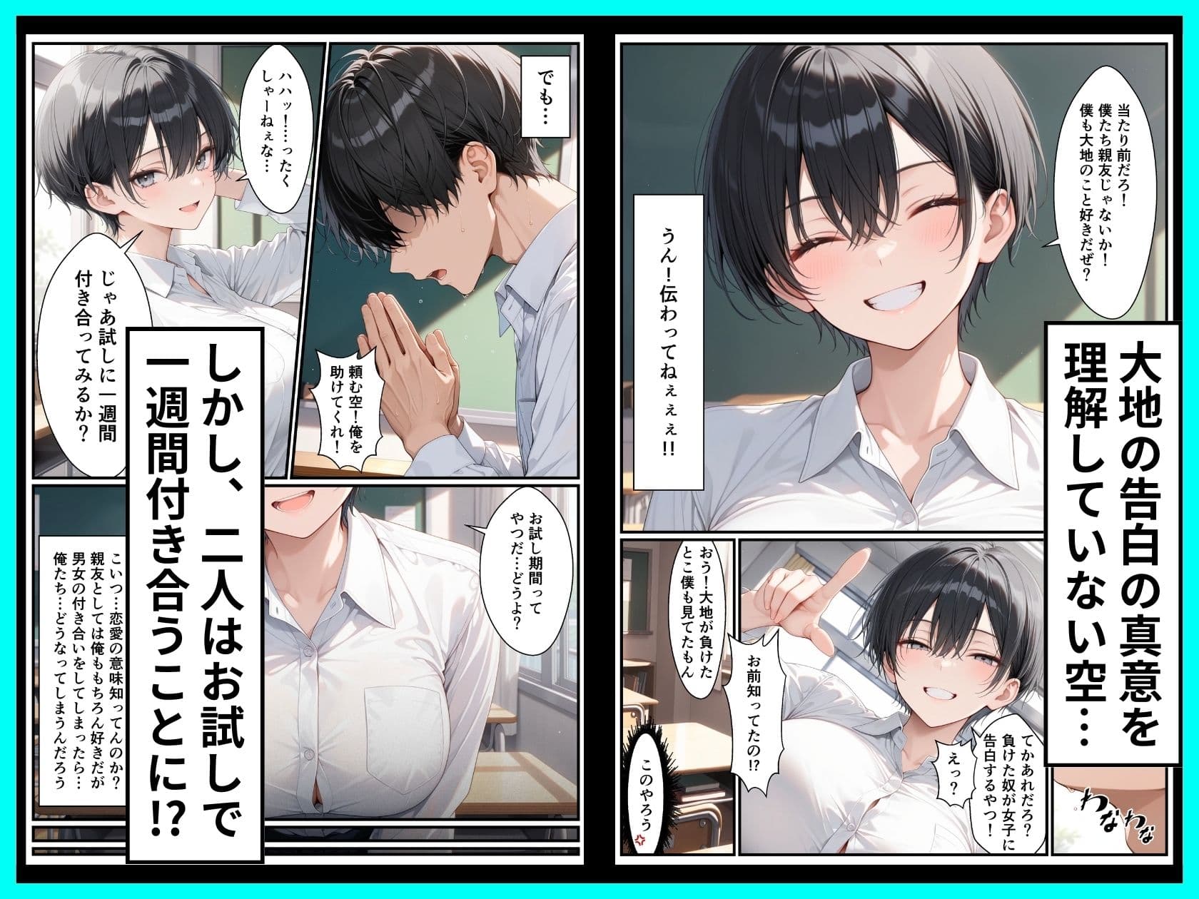 一週間後に学園の王子様な巨乳幼馴染とイチャらぶセックスする話 サンプル 3