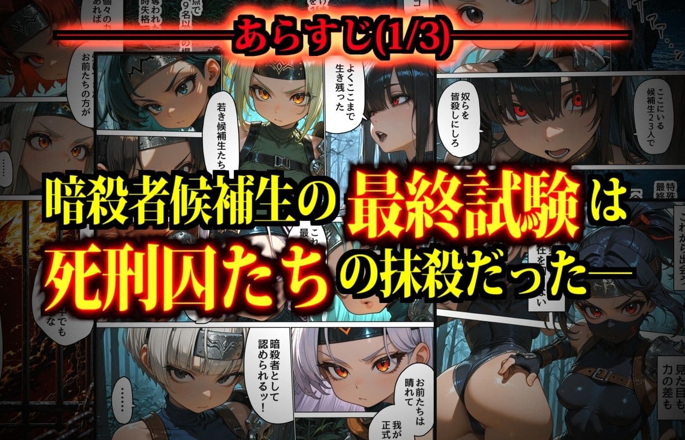 少女暗殺者vs死刑囚軍団〜性か死か！無人島は今宵、「獄楽」と化す…！〜 サンプル 3