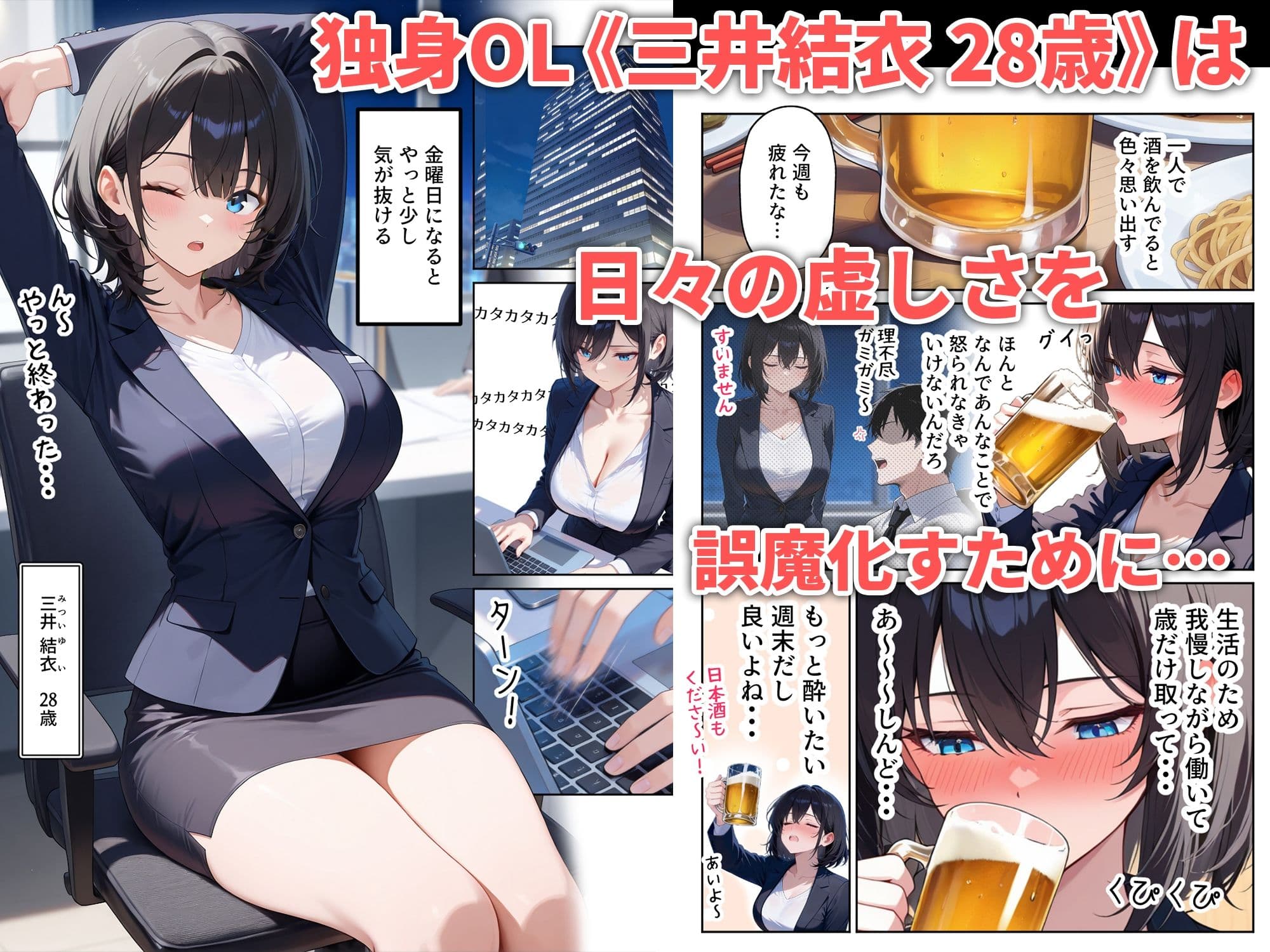 隣人えっち  セフレに恋する独身OL サンプル 1