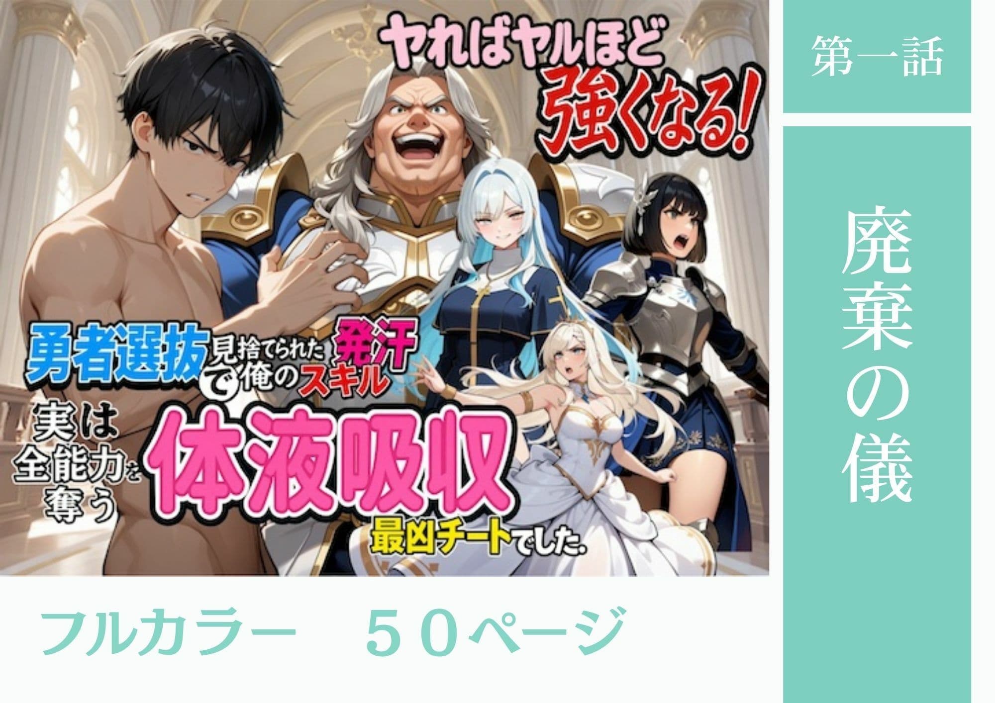 勇者選抜で見捨てられた俺のスキル《発汗》実は全能力を奪う《体液吸収》最凶チートでした。【総集編1〜4話】 サンプル 2