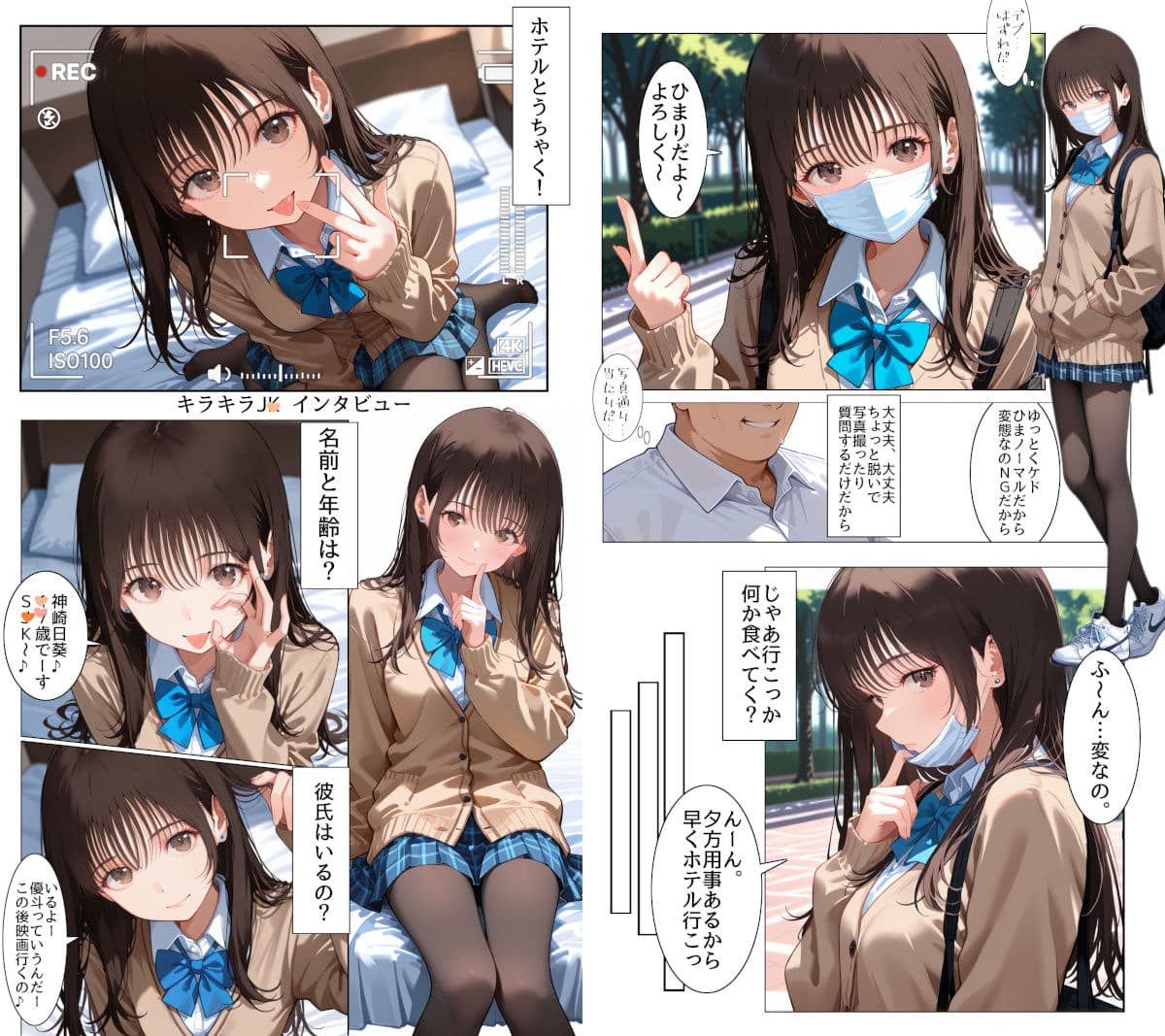 彼氏もちJ●ひまりちゃん、パパ活でメス堕ち サンプル 3