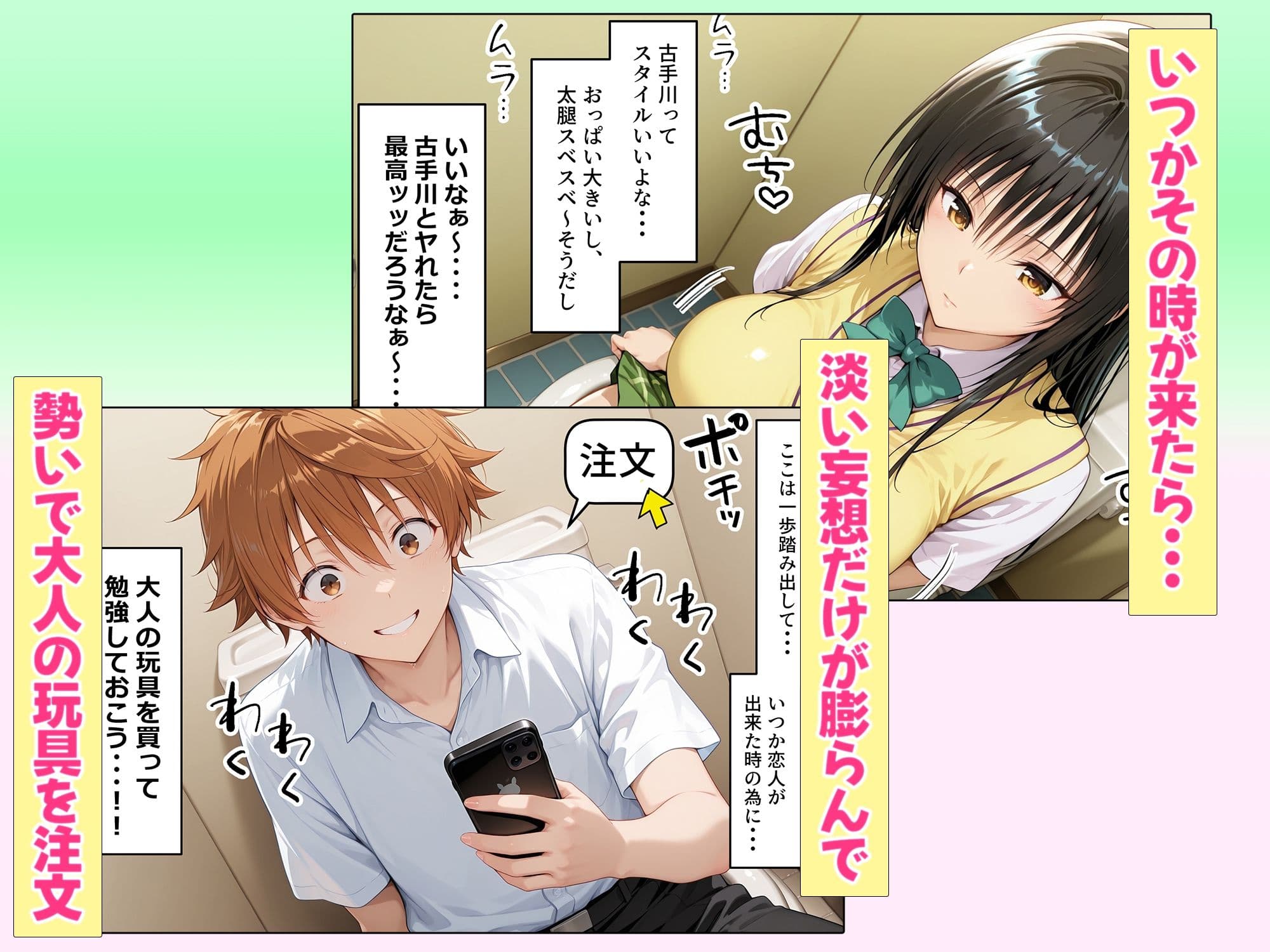 大人の玩具を注文したらまさかの同級生が届けにきた件  古手川唯 サンプル 3