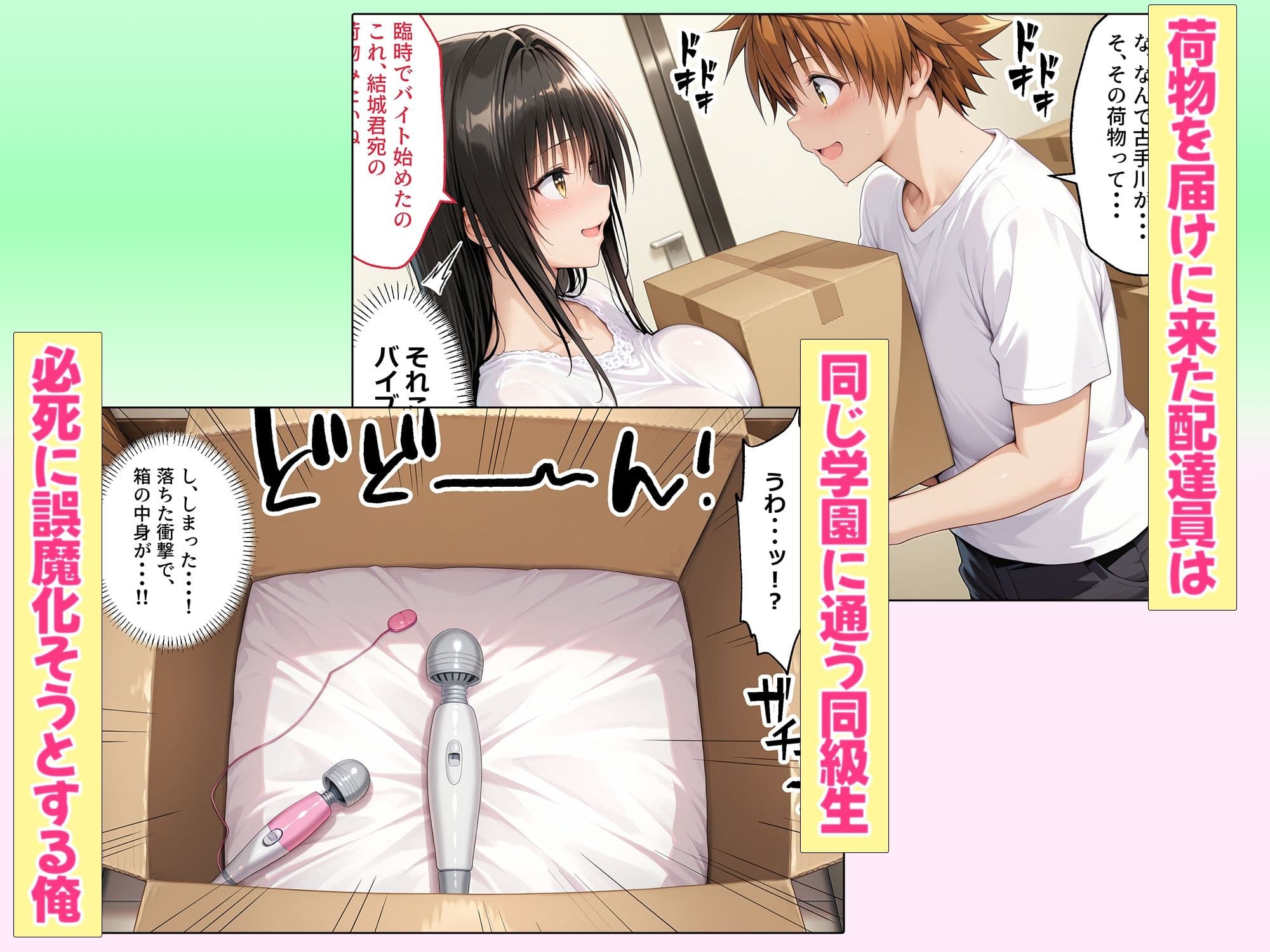 大人の玩具を注文したらまさかの同級生が届けにきた件  古手川唯 サンプル 4