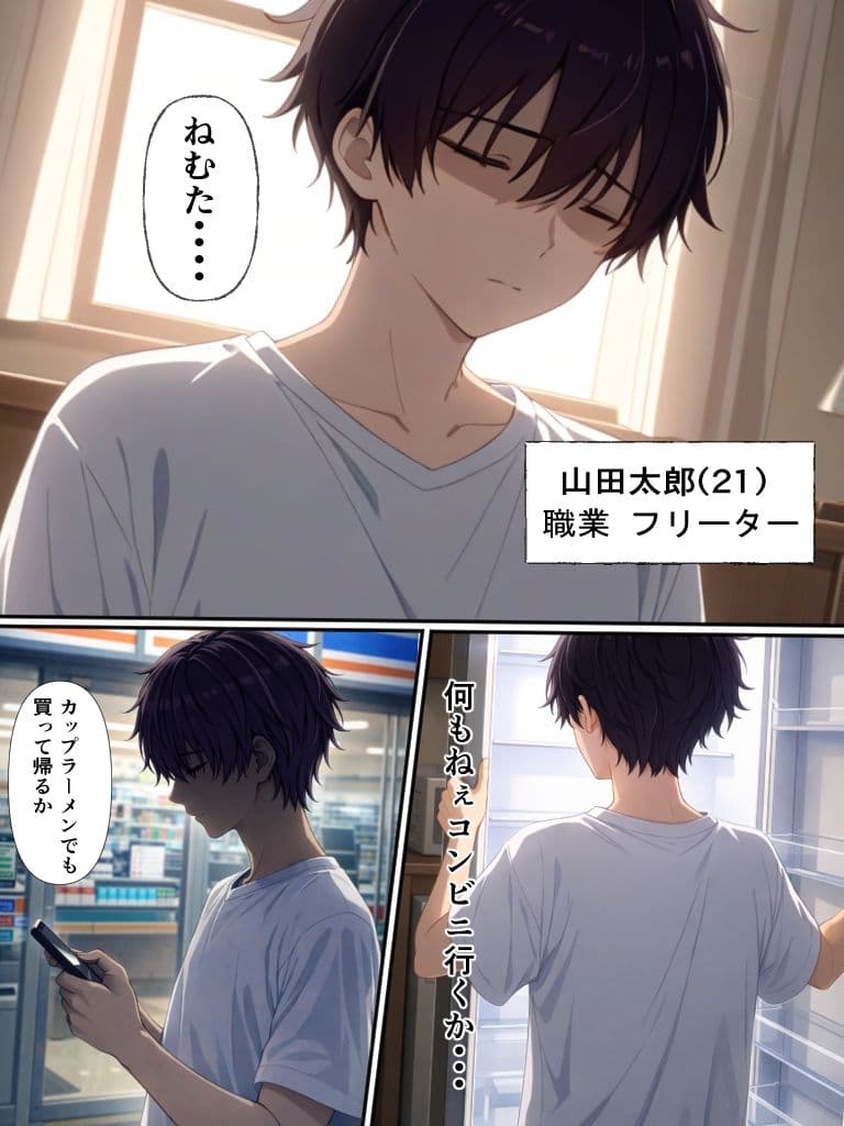 出会いはコンビニ！？白髪美少女と激エロエッチした話 サンプル 2