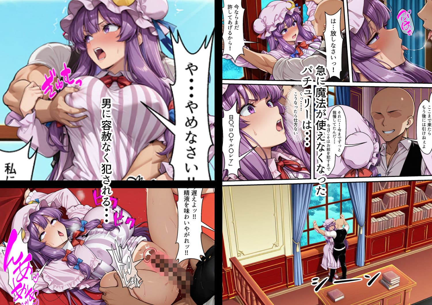 奇跡の精力を持った男が幻想入り パチュリー編 サンプル 3