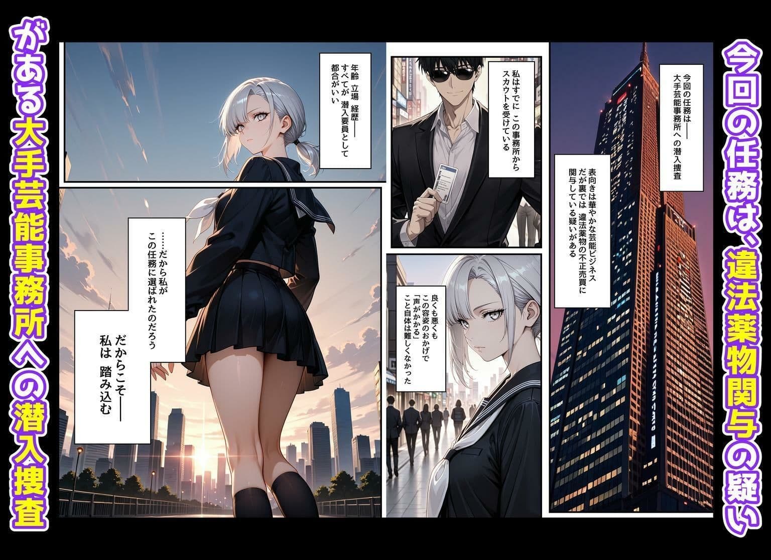 潜入捜査で芸能スカウトされた結果、エッチな目に遭いました サンプル 2