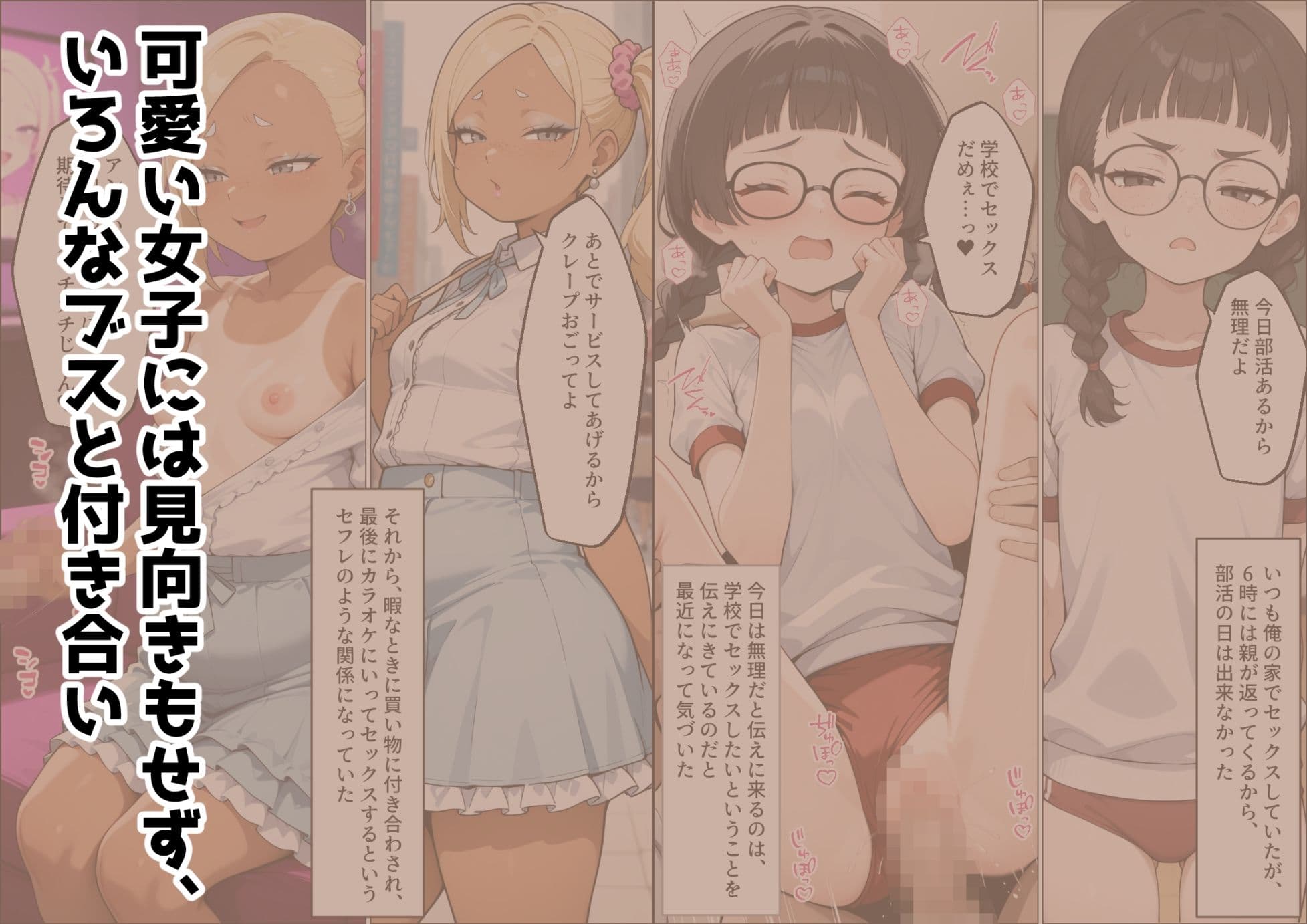 【NTR】淫乱ブス達とSEXしまくった結果w サンプル 2