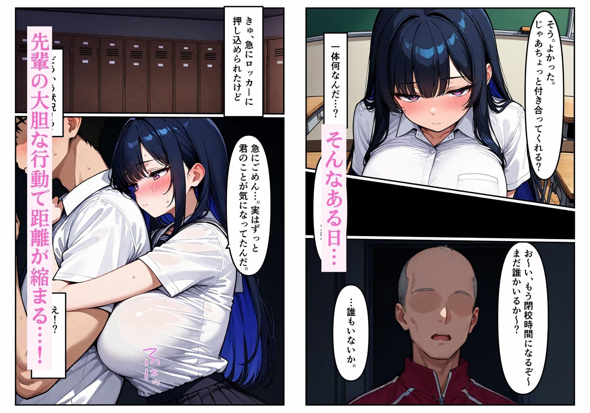 クール巨乳先輩と所構わずセックスする話。 サンプル 3