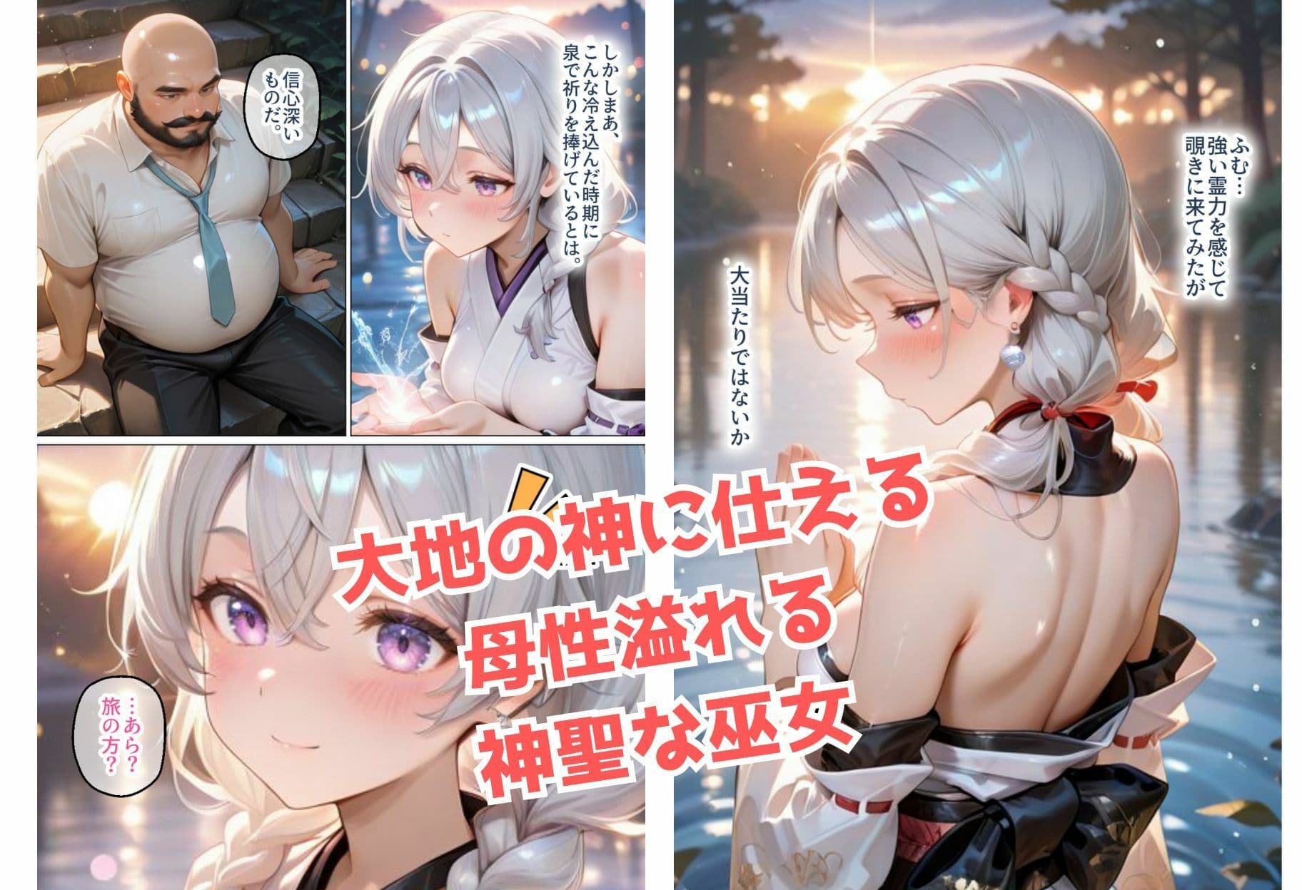 神聖な巫女がチン棒に服従した件2【全Pセリフ有】 サンプル 1