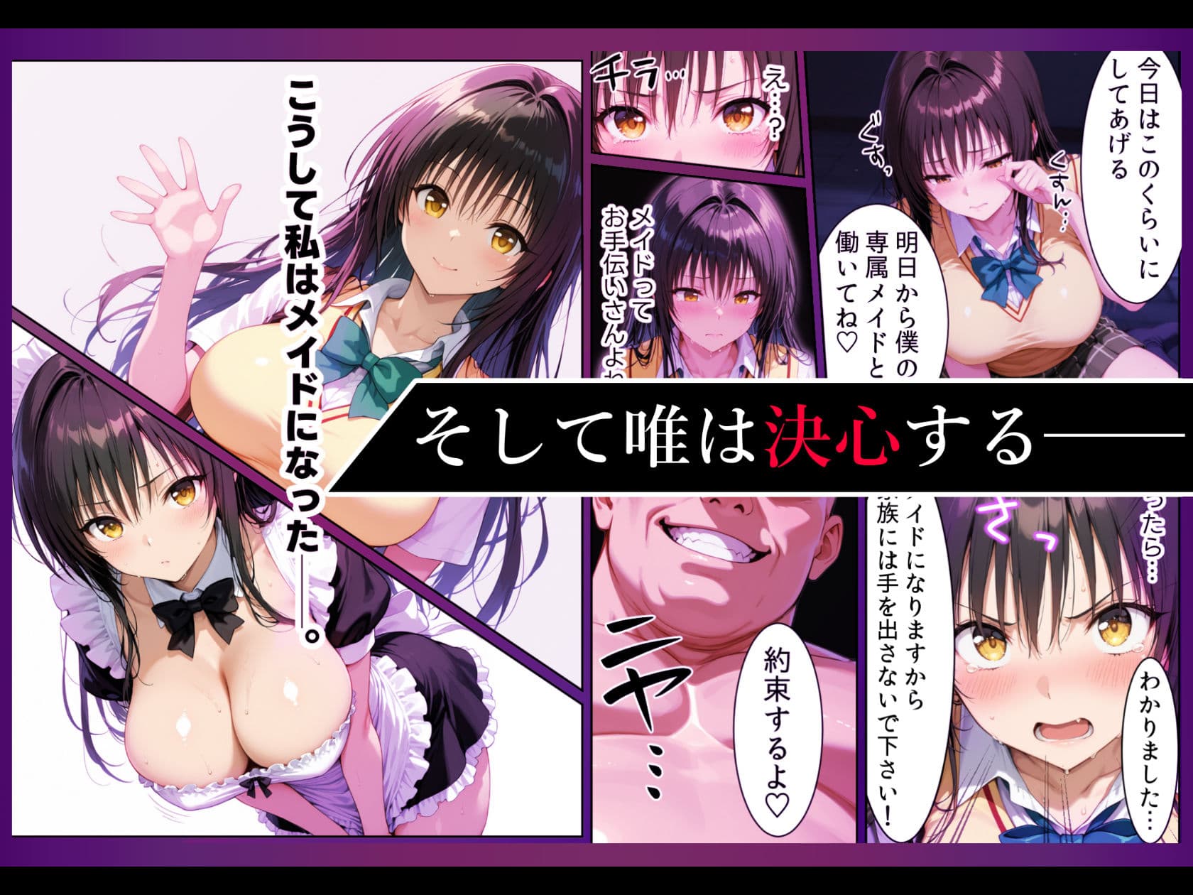 突然メイドにさせられご主人様の調教で完全服従する話 サンプル 3