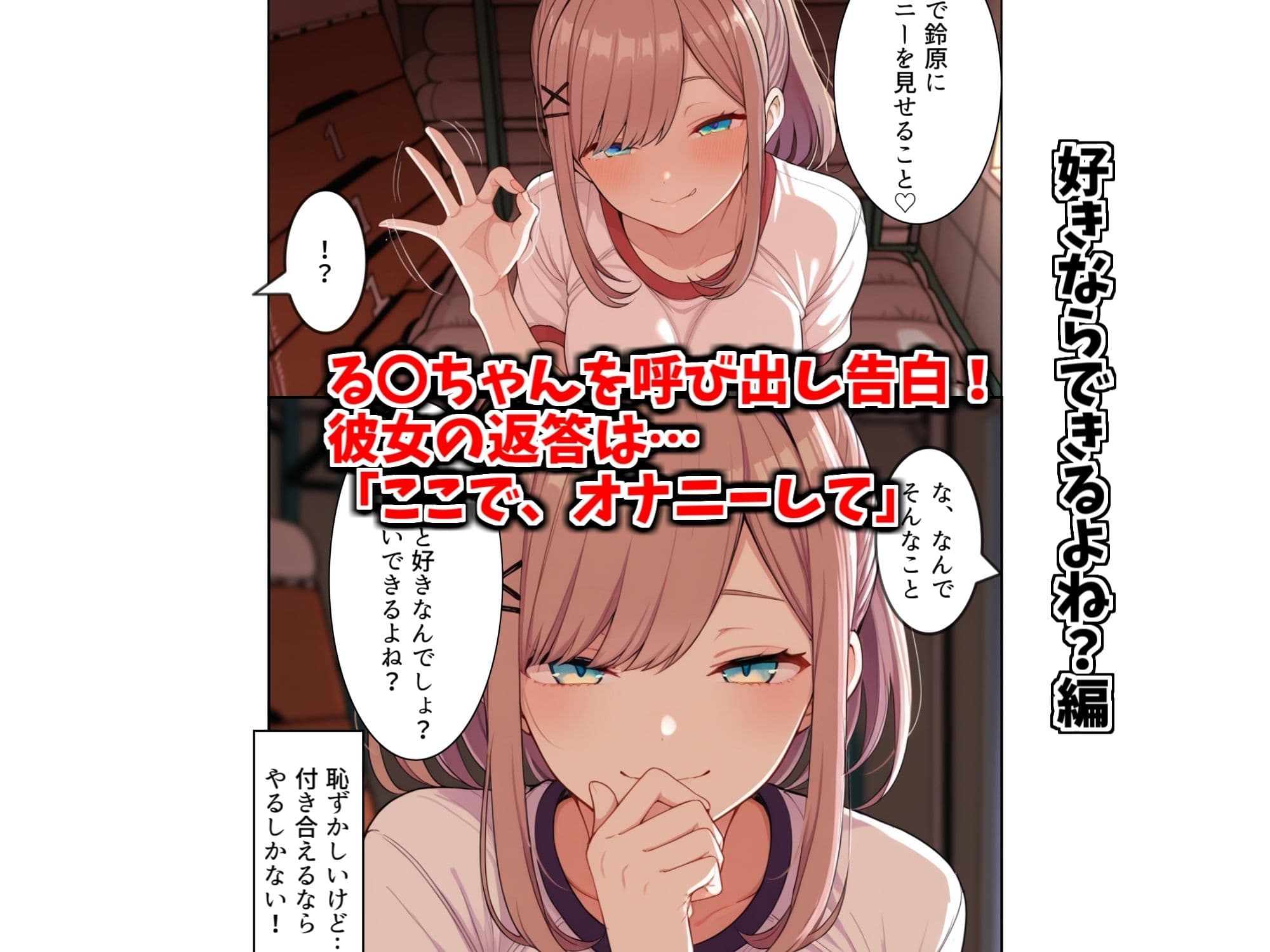 「見抜き」二本立て 〜鈴原〇る:当選者サービス＆愛の証明オナニー〜 サンプル 3