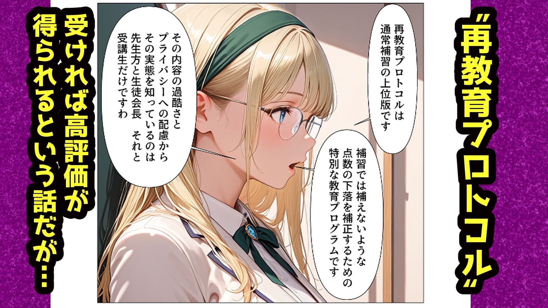 巨乳委員長快楽堕ち〜理性のログアウト〜 サンプル 2