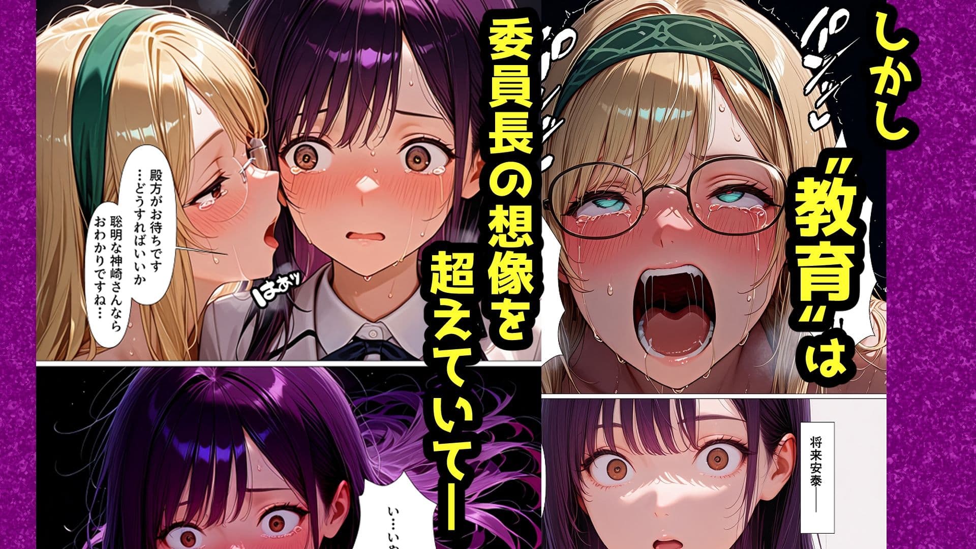 巨乳委員長快楽堕ち〜理性のログアウト〜 サンプル 3