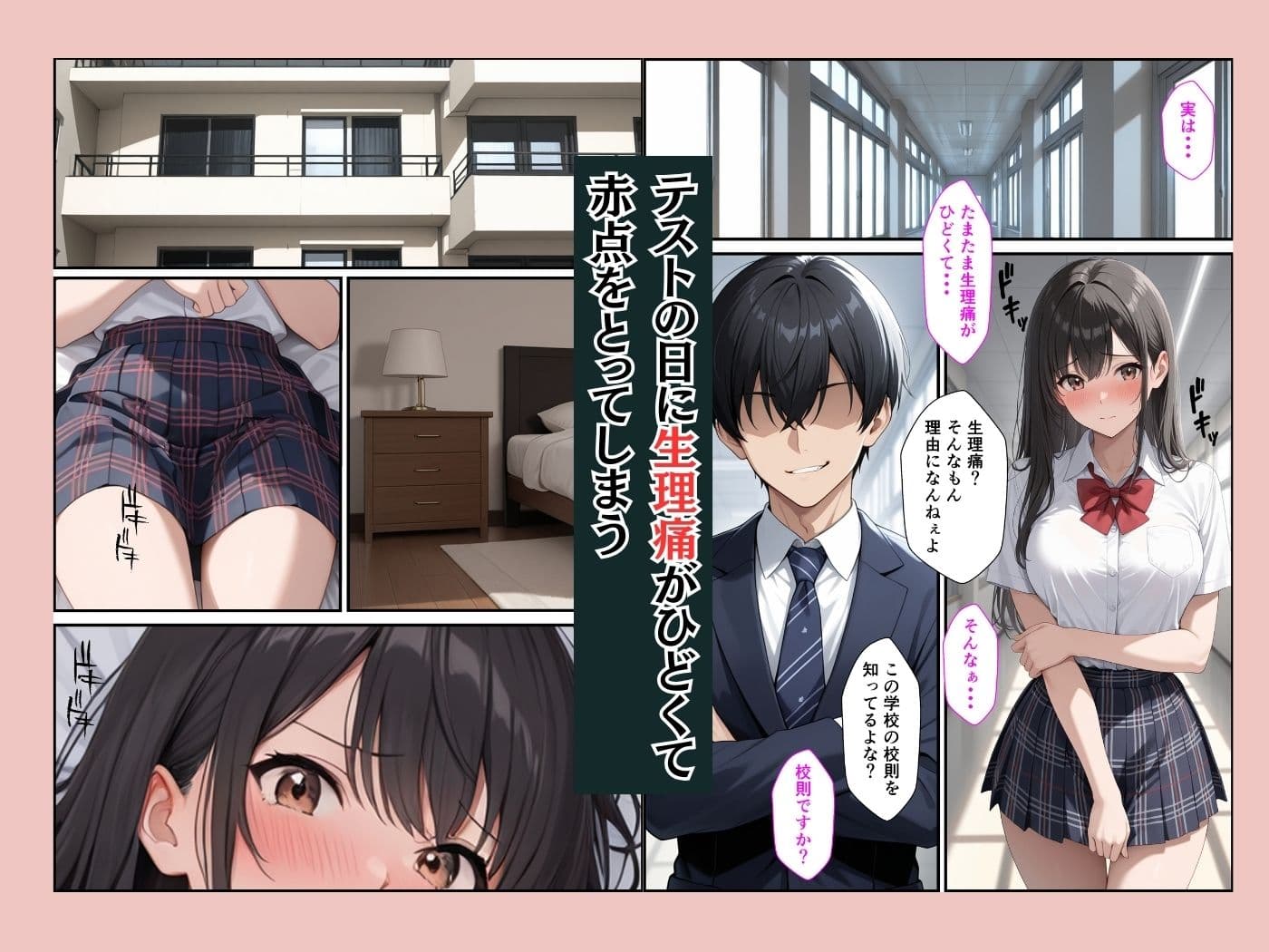 赤点取った清楚な生徒会長を自宅で性指導したらメス堕ちした話 サンプル 2