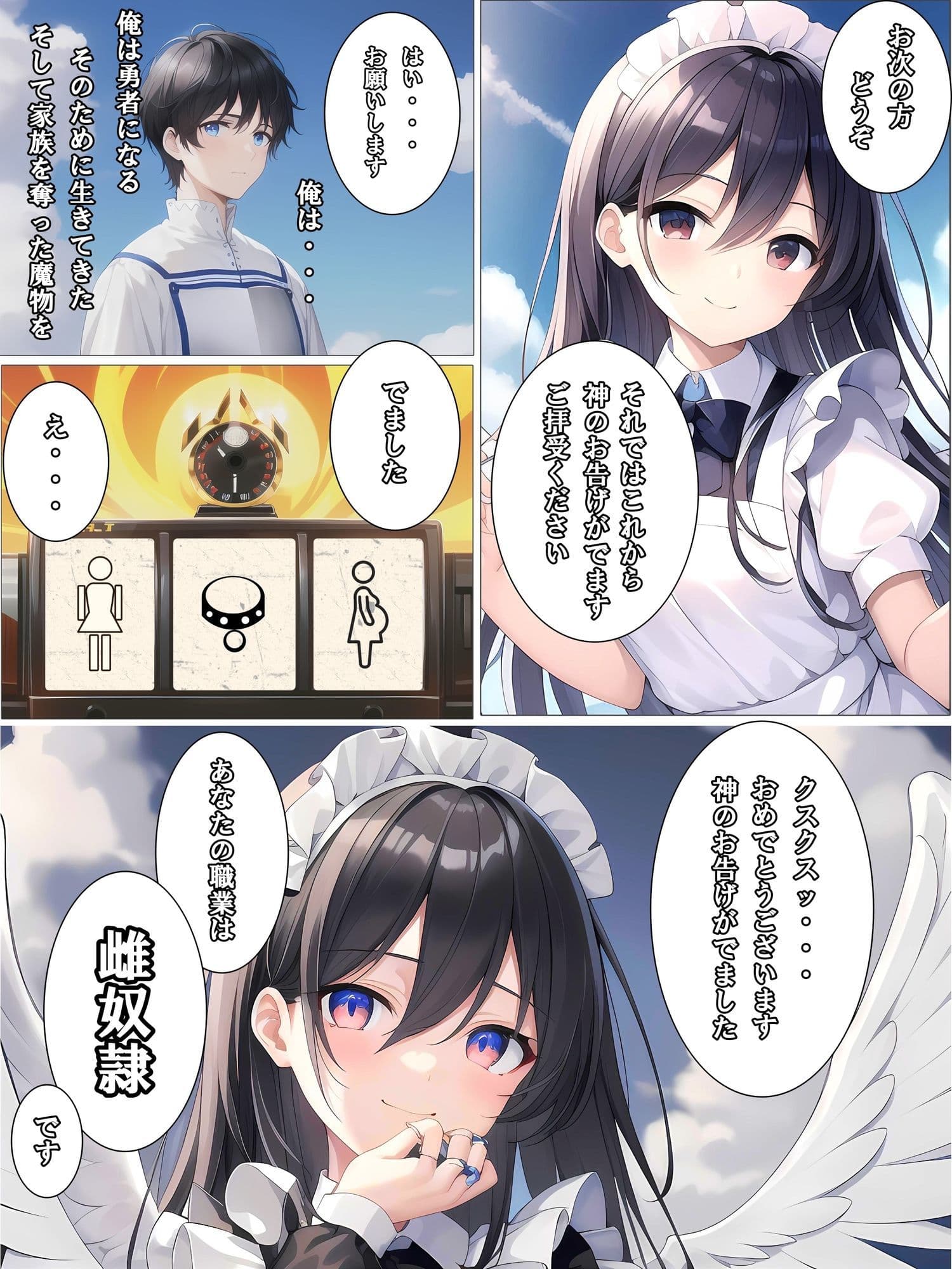 転生ガチャに失敗した俺は雌奴●に転生させられた サンプル 3