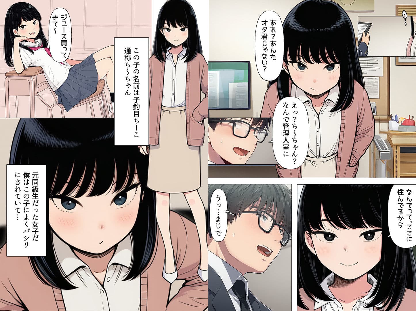 まさか僕が元同級生しか住んでいないマンションの管理人になるとは サンプル 3