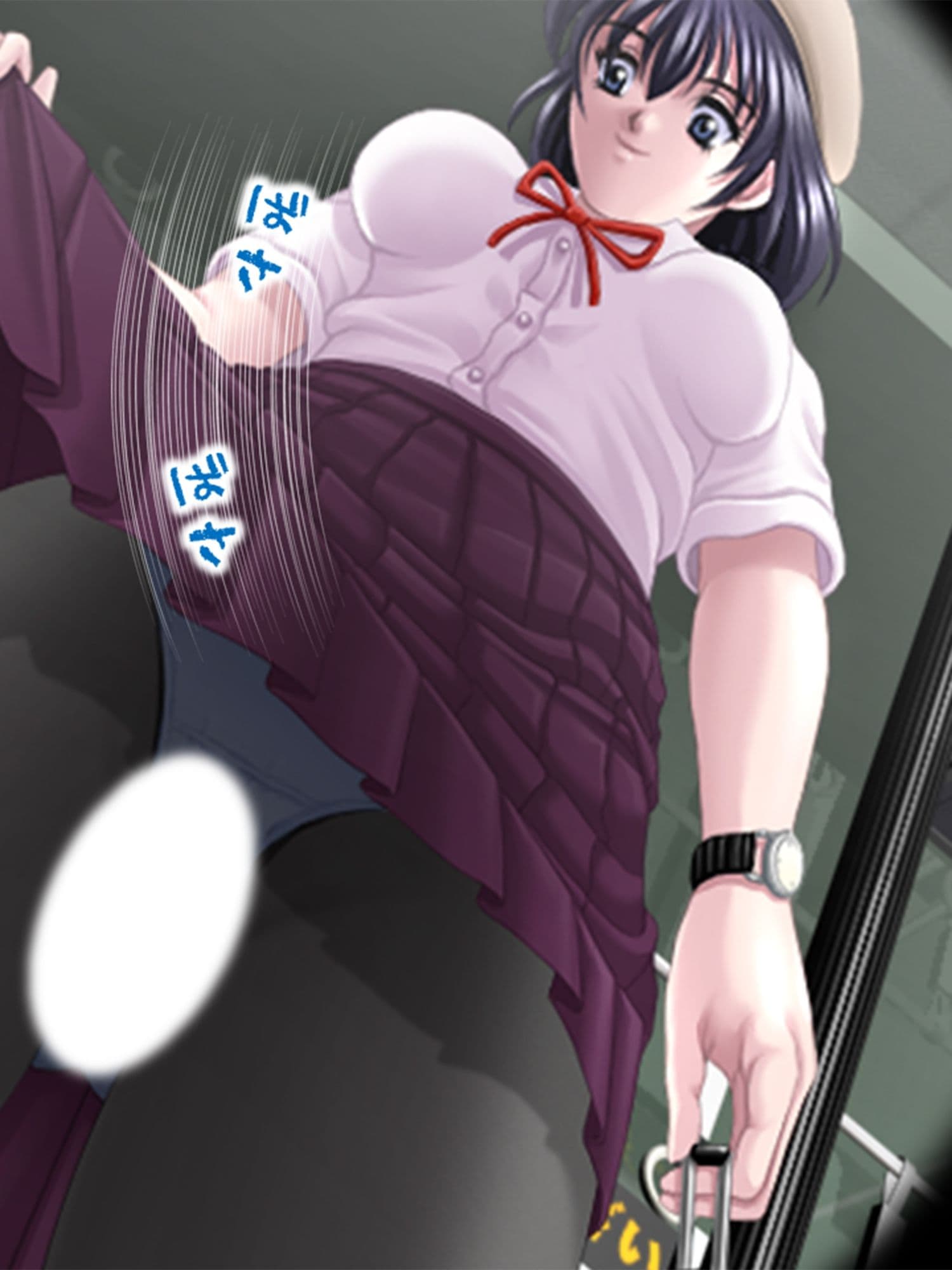 バスの中で逃げ場を失ったJKを無理矢理… ＜総集編＞ サンプル 8