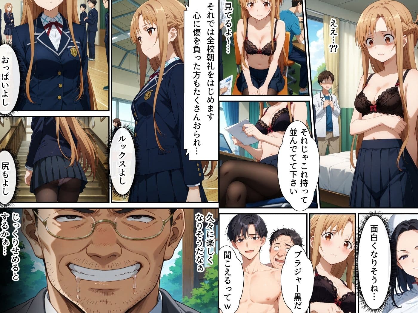 ヤリチン教師の餌食になる発情期ヒロインズ総集編 サンプル 2