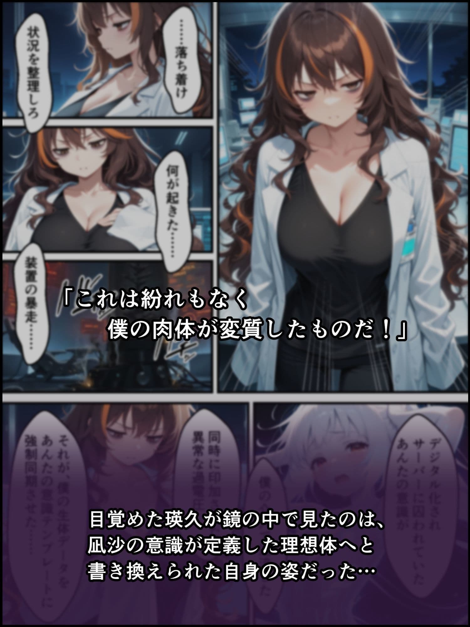 蝕宴のコラプティオ 美人研究者に憑依され美少女に変えられた天才○校生が、オスを喰い漁る黒ギャル淫魔に堕ちるまでの1ヶ月間 サンプル 4