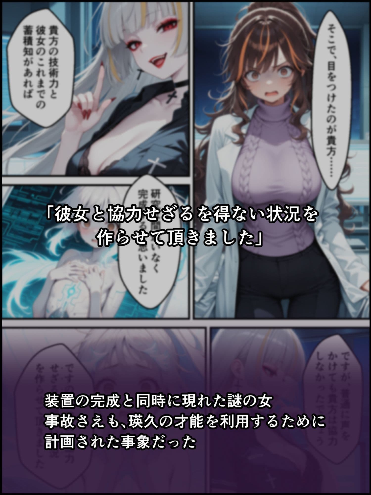 蝕宴のコラプティオ 美人研究者に憑依され美少女に変えられた天才○校生が、オスを喰い漁る黒ギャル淫魔に堕ちるまでの1ヶ月間 サンプル 9