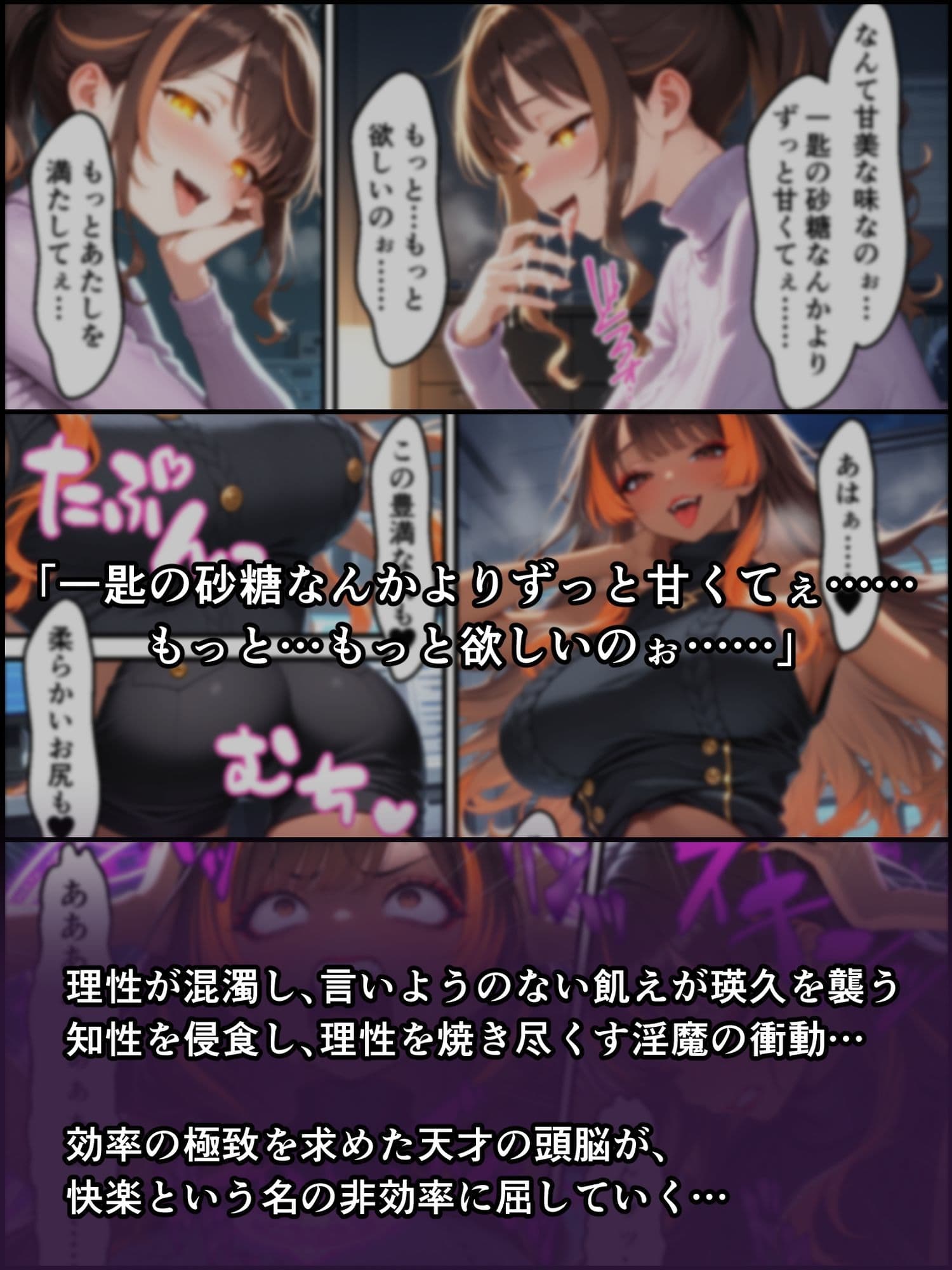 蝕宴のコラプティオ 美人研究者に憑依され美少女に変えられた天才○校生が、オスを喰い漁る黒ギャル淫魔に堕ちるまでの1ヶ月間 サンプル 10