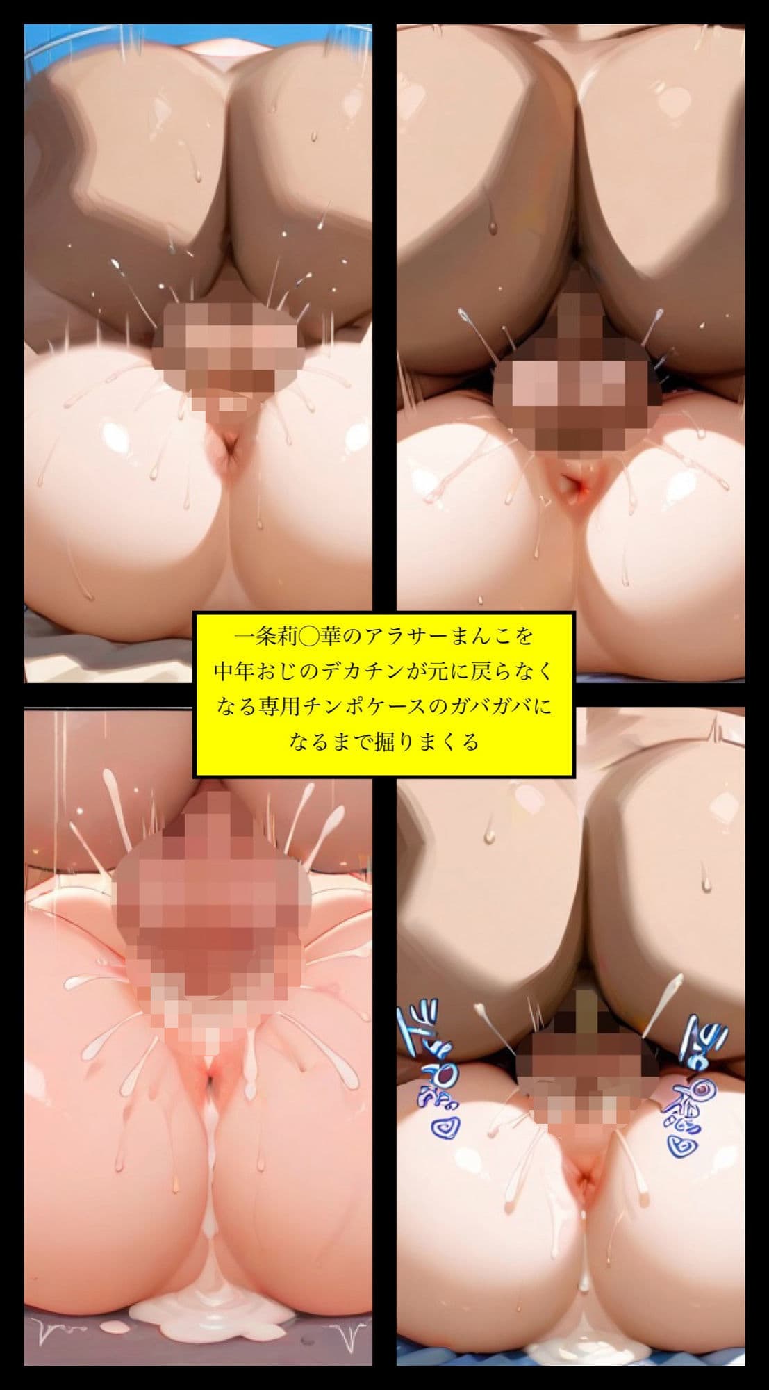 「ジーニアスな私がデブオジニ孕まされちゃったんだけど!」大人気Vtuber一条莉◯華がオジにナンパされ、断れず勢いで中出しされて妊娠させられるマンガ サンプル 8