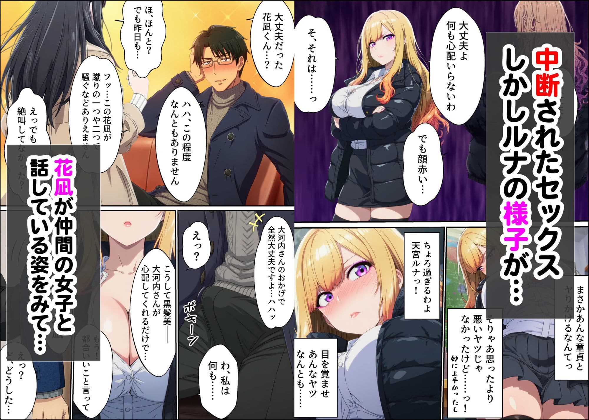 敏感体質なツンデレ金髪ギャルとセックスしたお話 サンプル 6