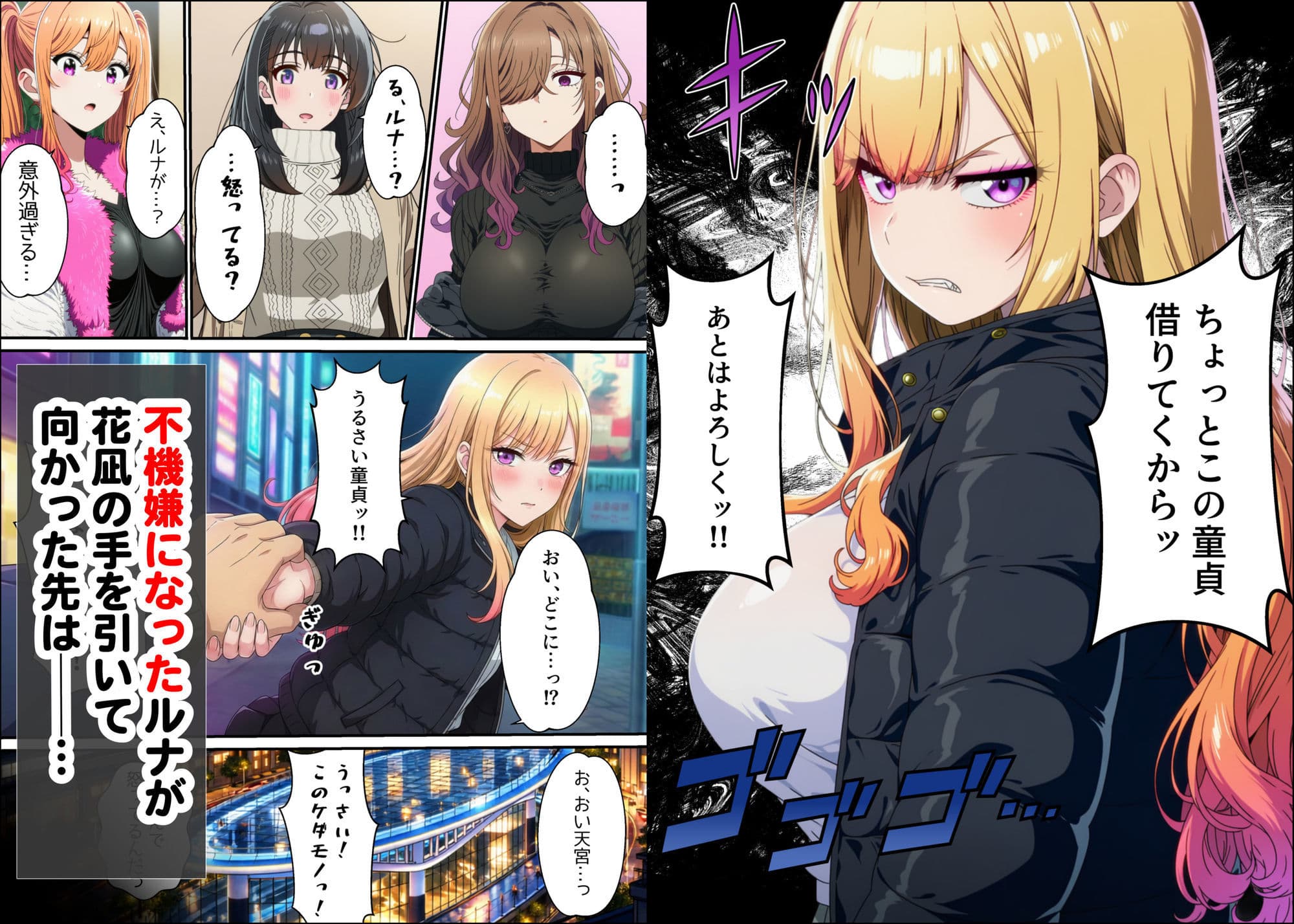 敏感体質なツンデレ金髪ギャルとセックスしたお話 サンプル 7