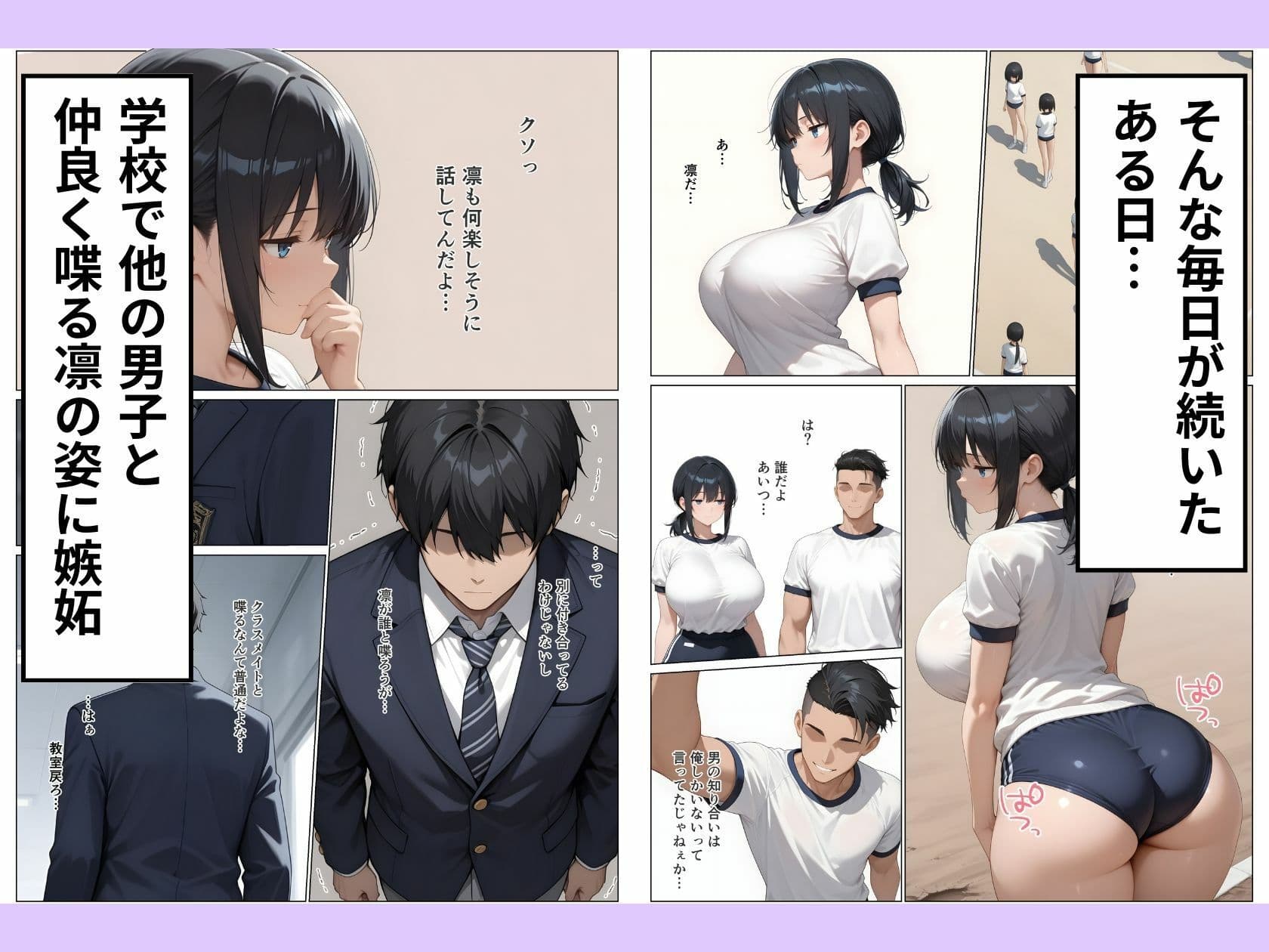 ちんぽを借りにきた無表情な陰キャ幼馴染とイチャラブセックスした話 サンプル 7