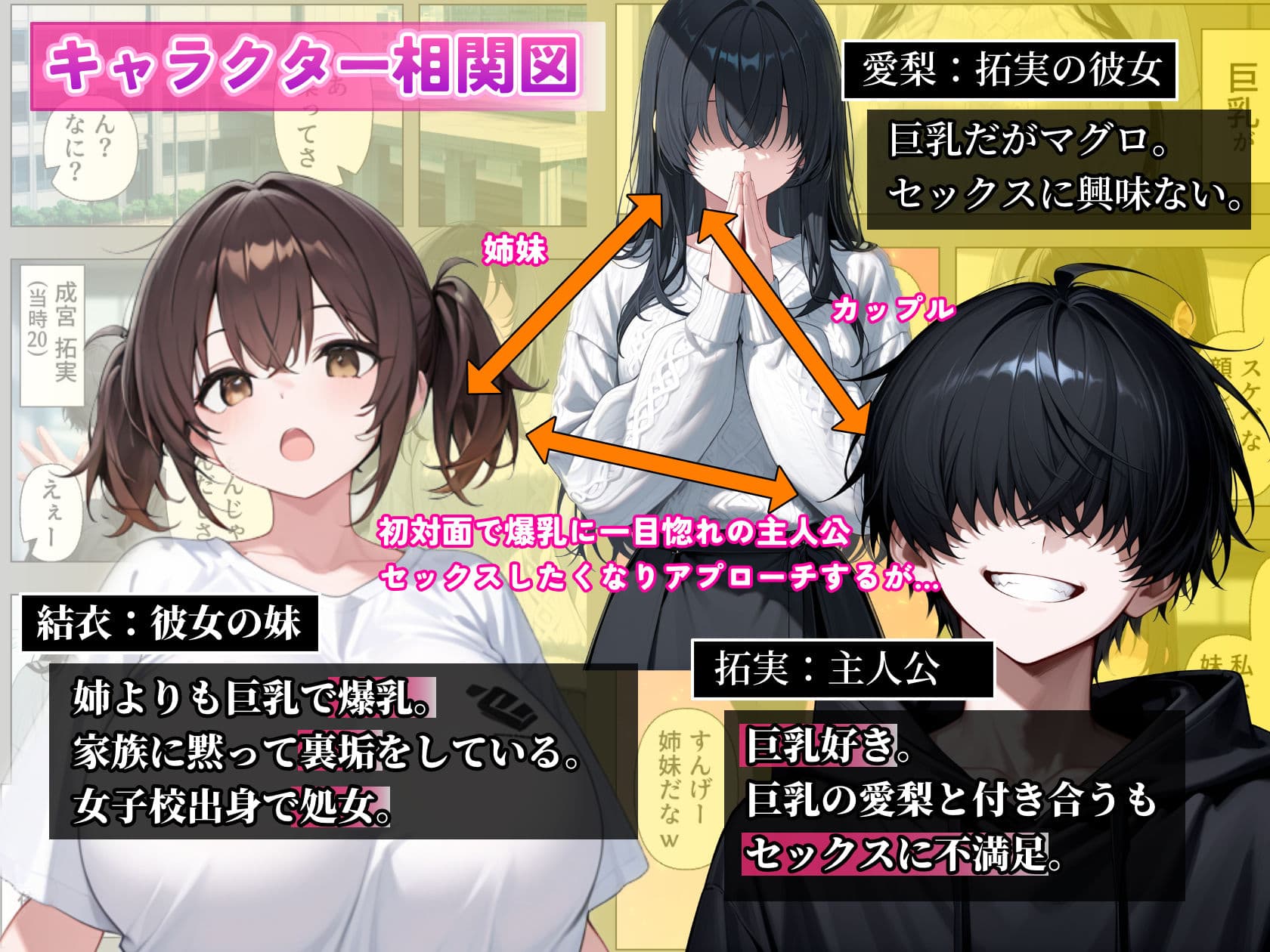 爆乳裏垢女子である彼女の妹とセックスする サンプル 1