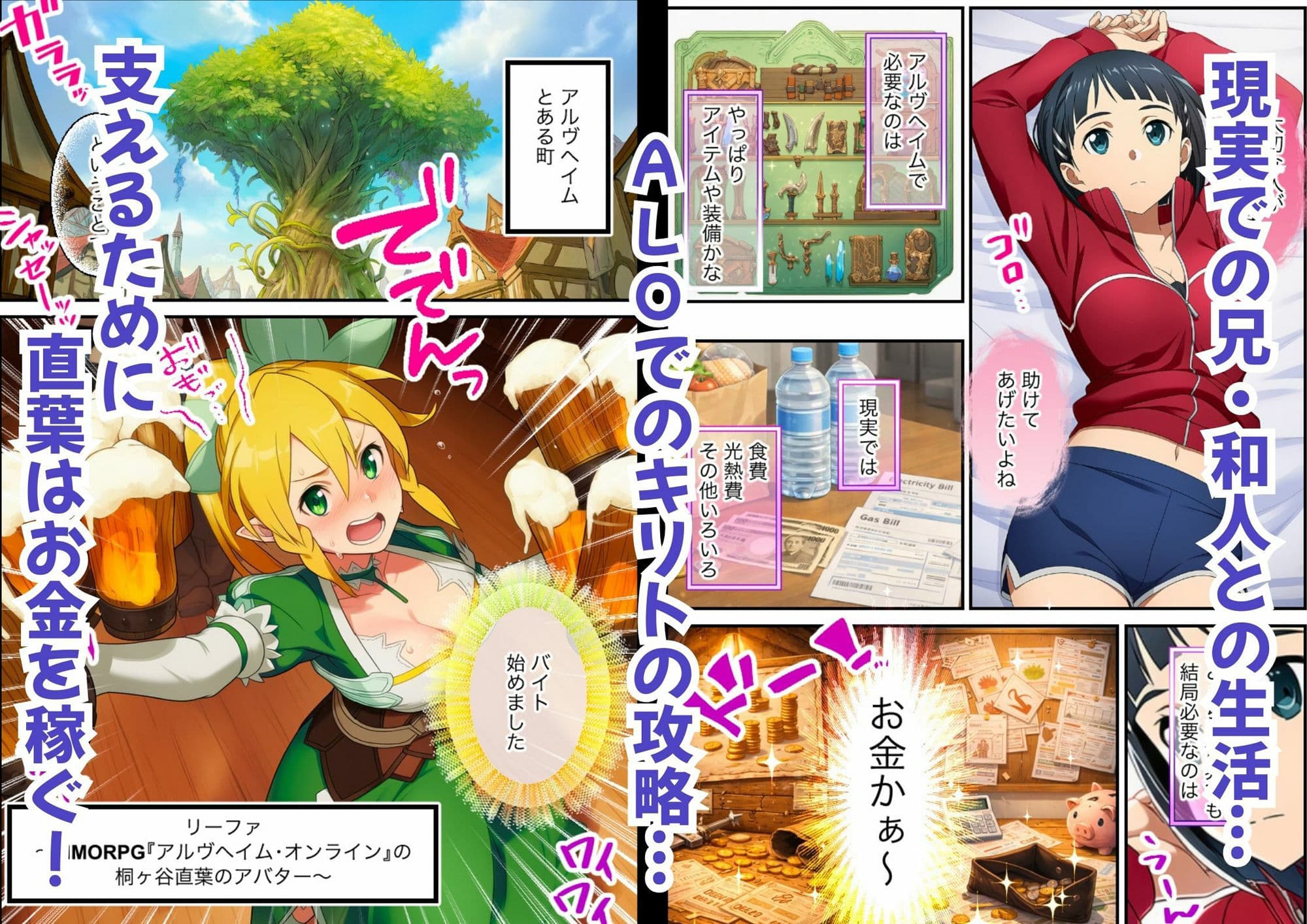 桐ヶ谷直葉がユイと一緒に人気風俗嬢になった理由は、仮想世界にありました サンプル 1