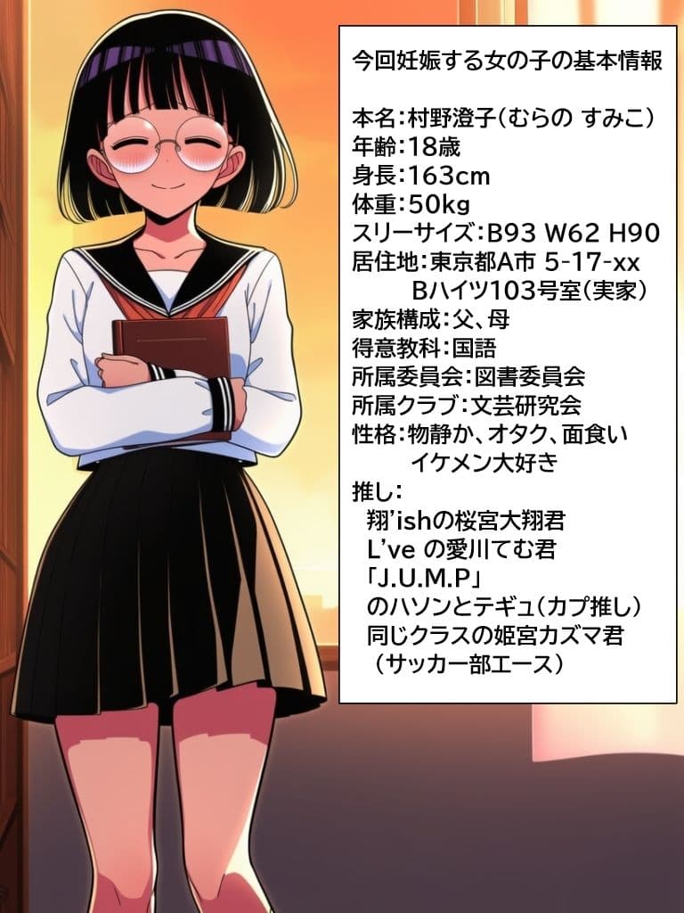 君の子どもを孕ませて。大人しい眼鏡女子がイケメンに無責任中出しされて妊娠するまで サンプル 1