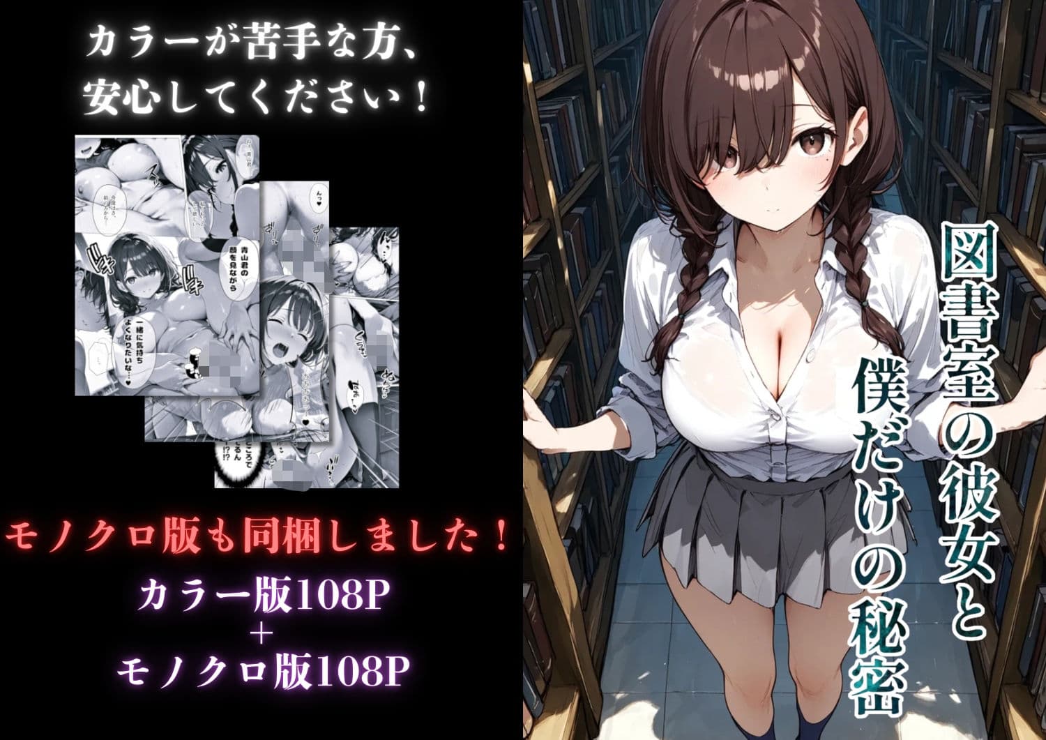 図書室の彼女と僕だけの秘密 サンプル 9