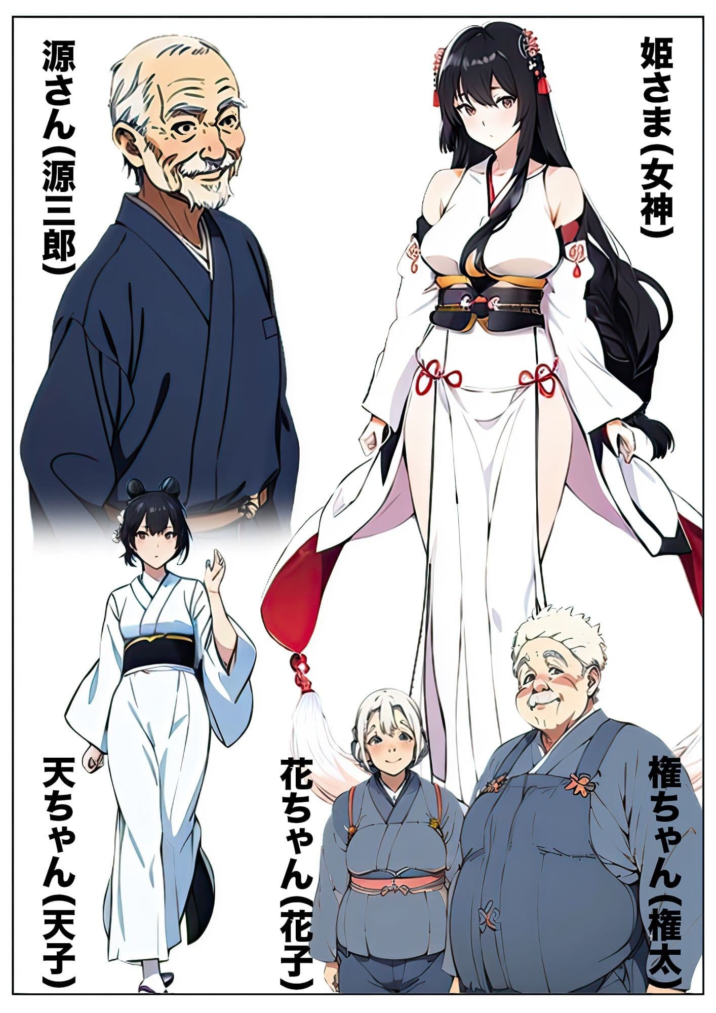 姫様と爺さん サンプル 1