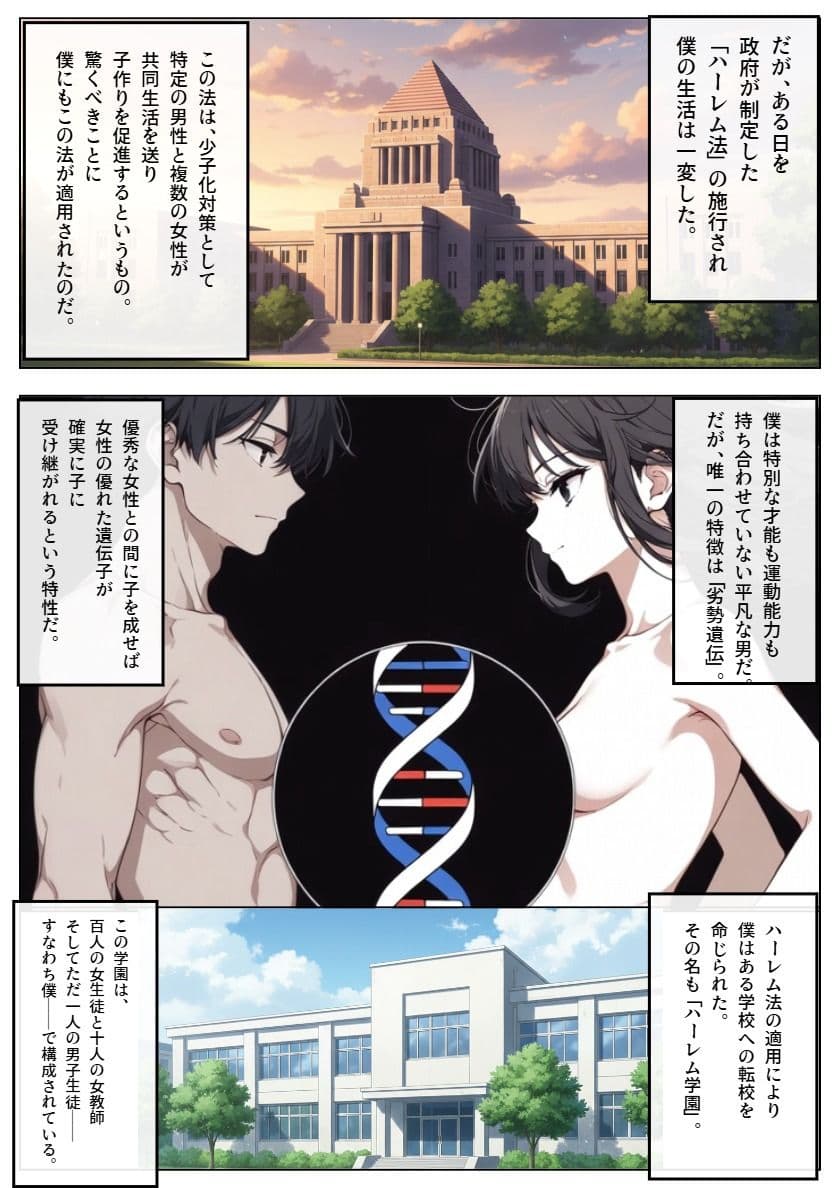 ハーレム学園 〜欲望の新法〜 サンプル 2