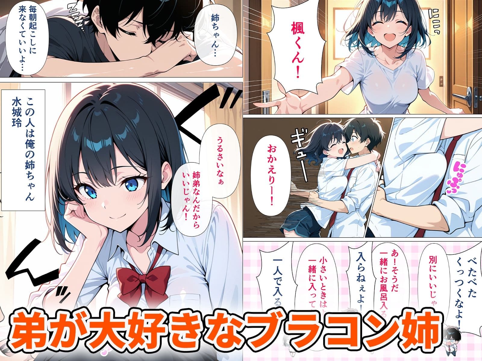 ブラコン姉に誘惑されて中出しHする話 サンプル 1