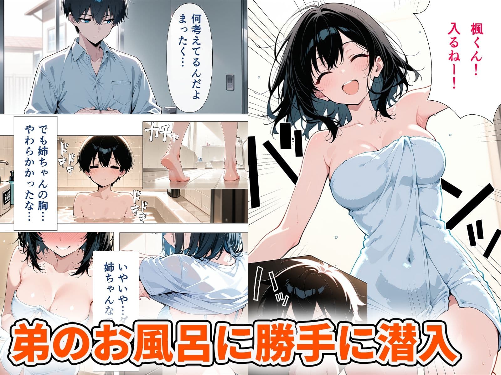 ブラコン姉に誘惑されて中出しHする話 サンプル 2