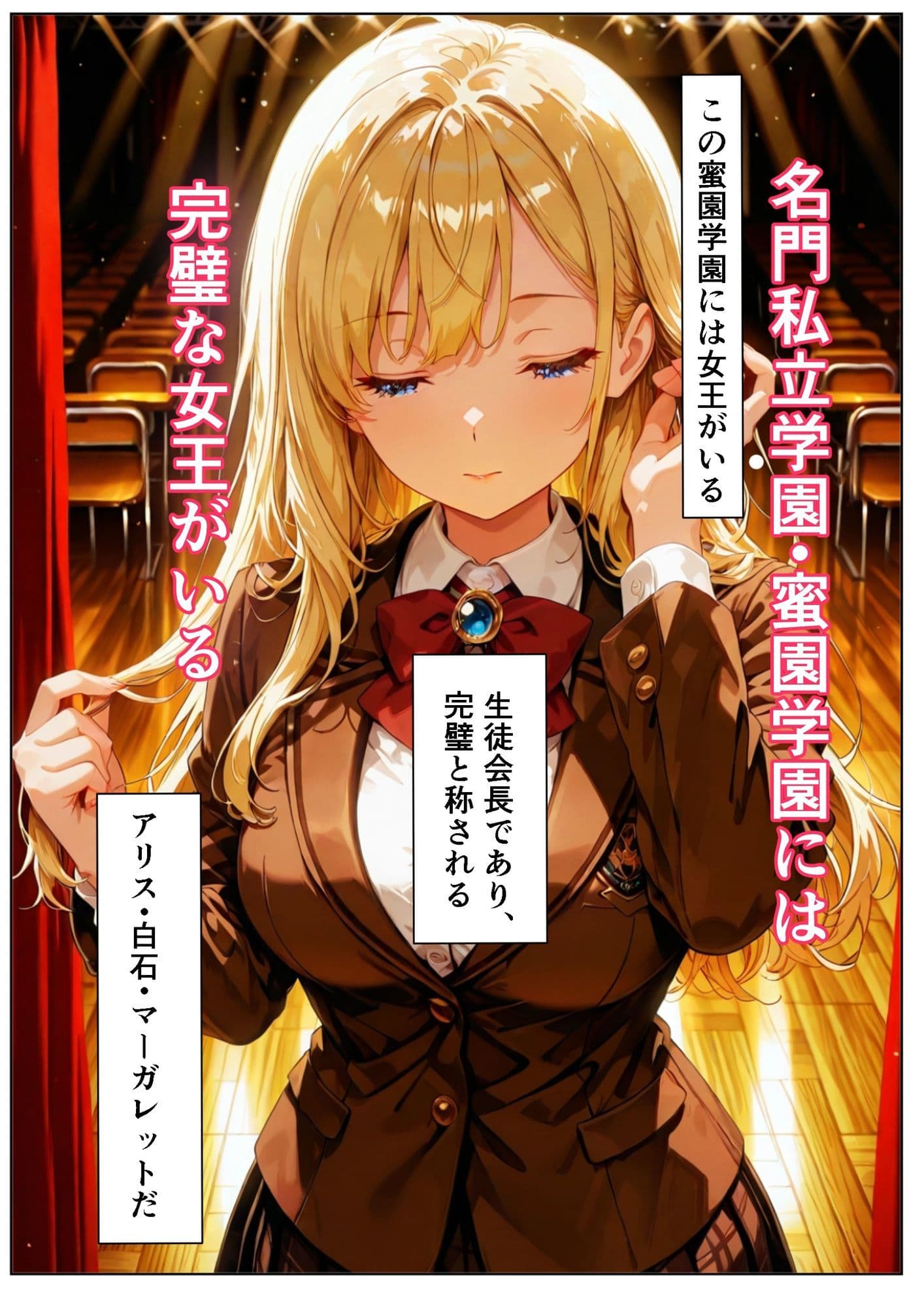 完璧生徒会長アリスの聖水〜変態な彼女と僕が繋がった日 サンプル 1