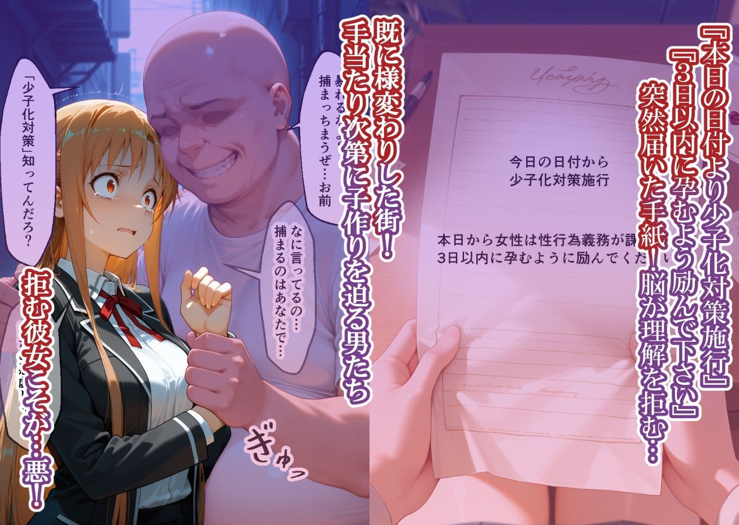 監禁アクメ地獄 孕んでも解放されない 快楽の牢獄 アスナ編 サンプル 1