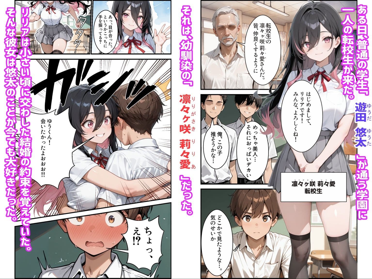再会した幼馴染がサキュバスだった件 〜エロすぎる幼馴染が毎日搾り取ってくるんだが〜 サンプル 1