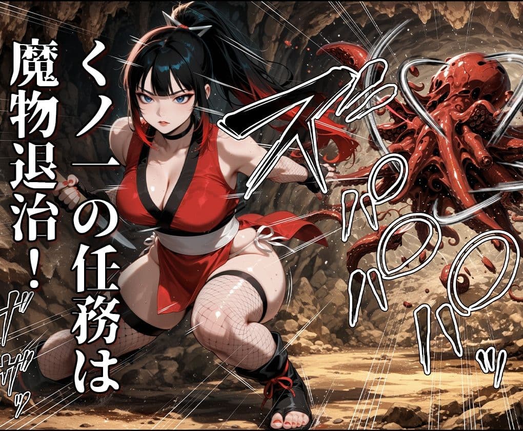 魔姦のサーガII〜魔ダコの苗床に堕とされしくノ一〜 サンプル 1