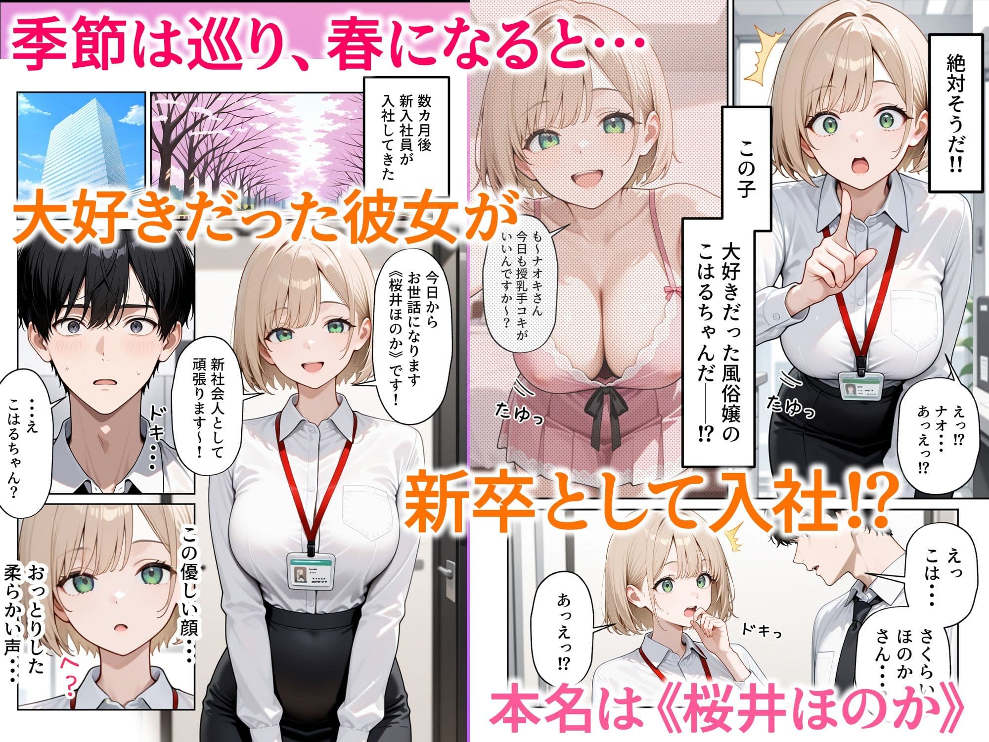 大好きな風俗嬢が新卒OLとして俺の部下になった話 サンプル 4