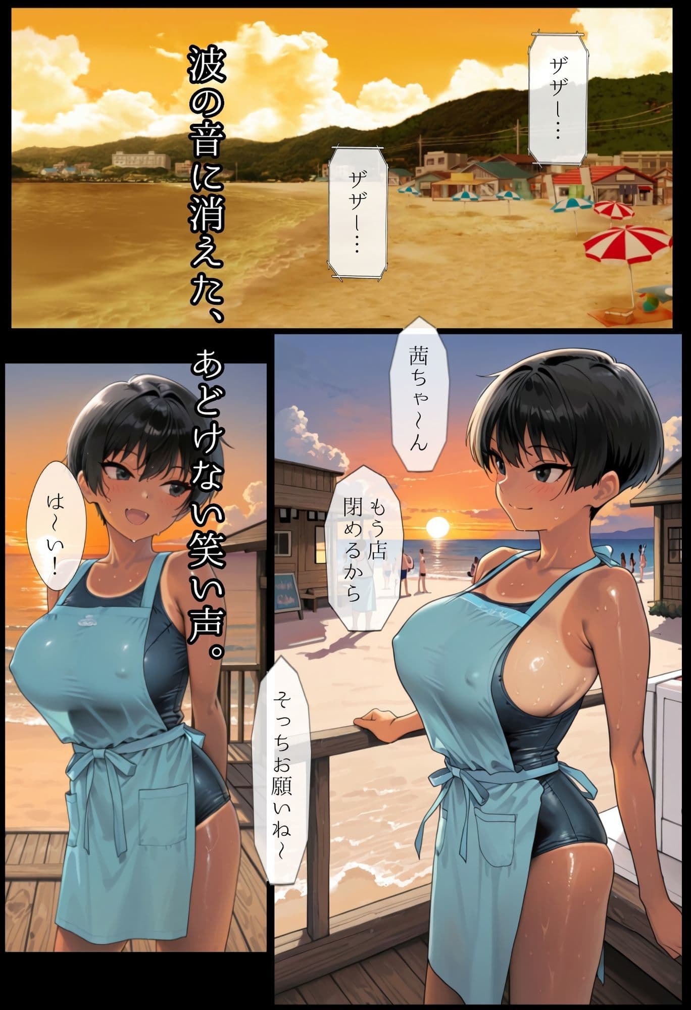 海の家の少女（ルートB） サンプル 10