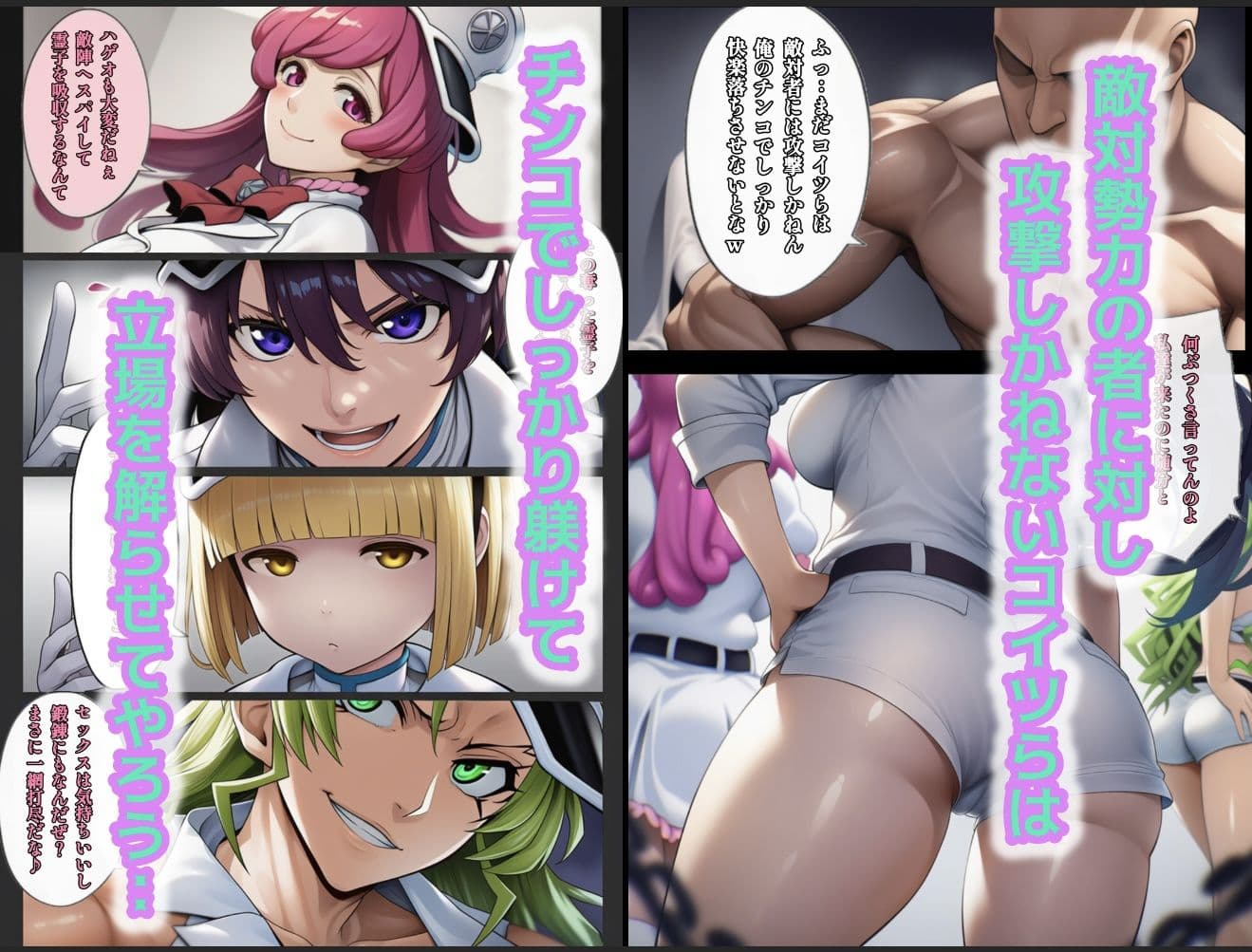 もしも藍◯の思考がドエロ中年オヤジだったら総集編〜終幕・親衛隊結成編〜 サンプル 4