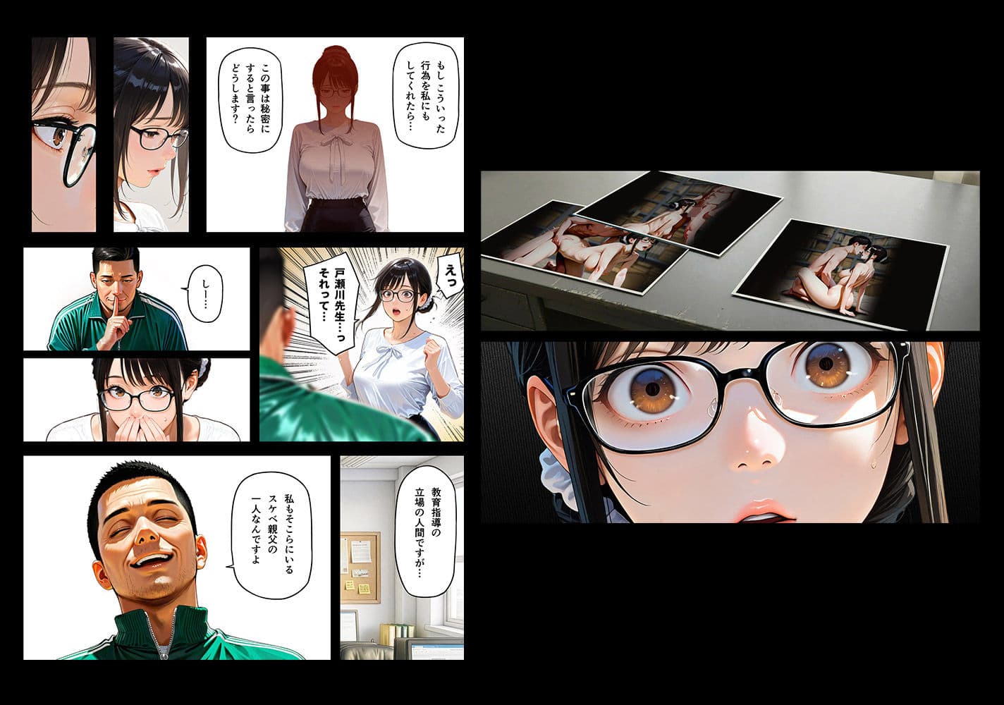 こそこそする女教師は篠原由紀です。 サンプル 5