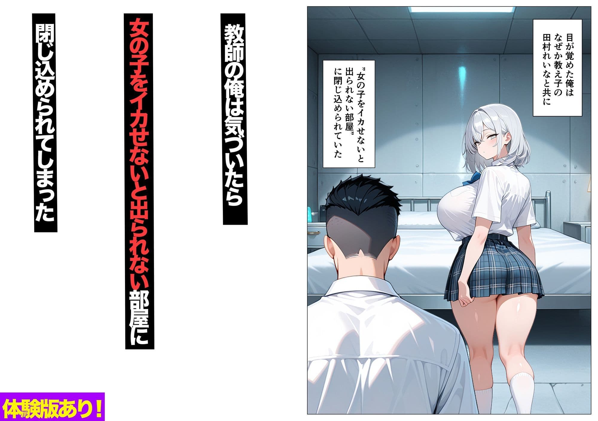 教え子のダウナーギャルをイカせないと出られない部屋 サンプル 1